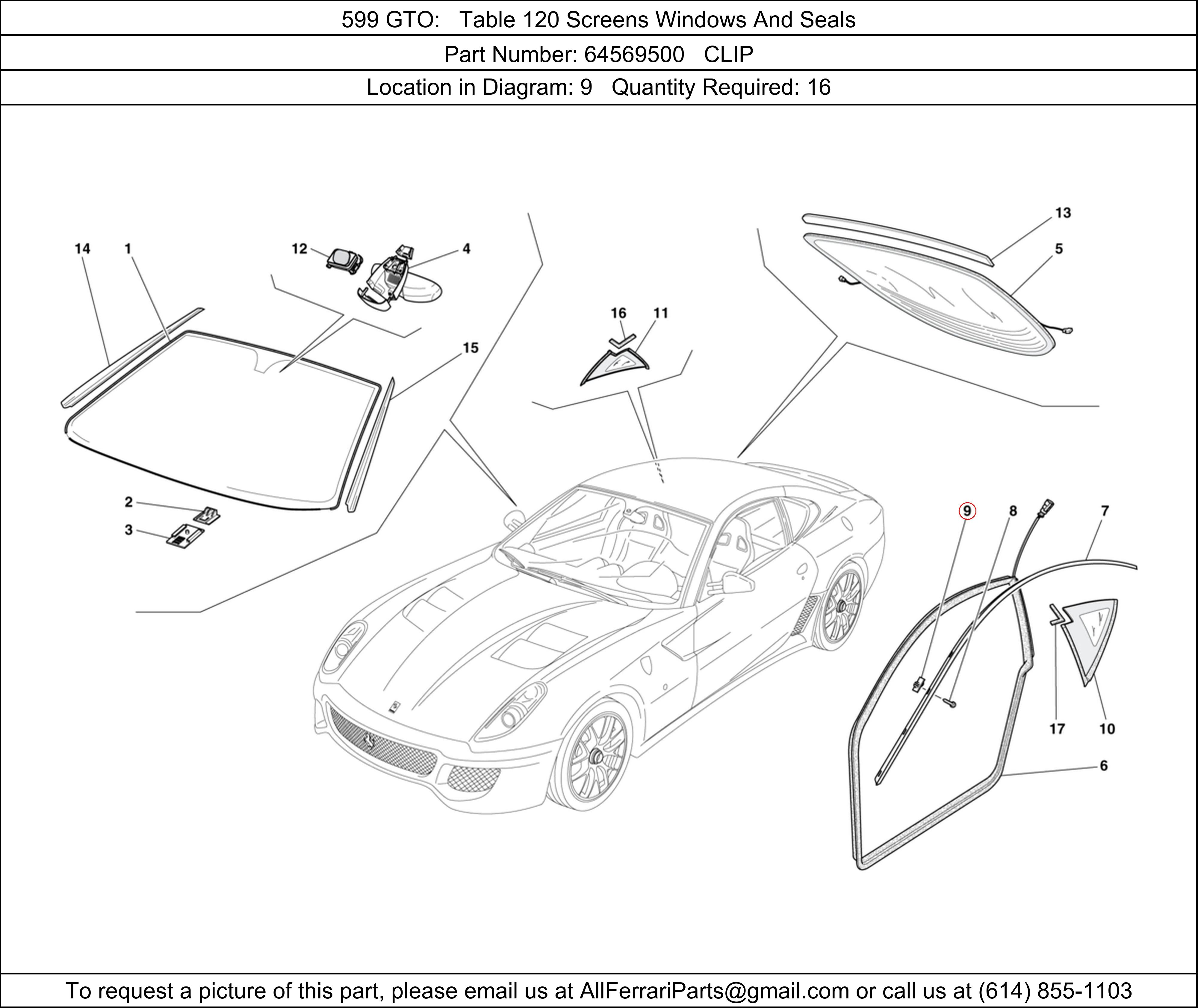 Ferrari Part 64569500