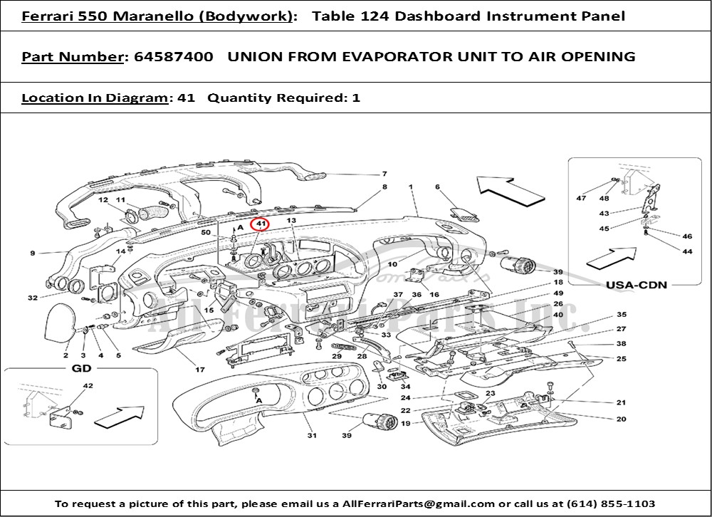 Ferrari Part 64587400