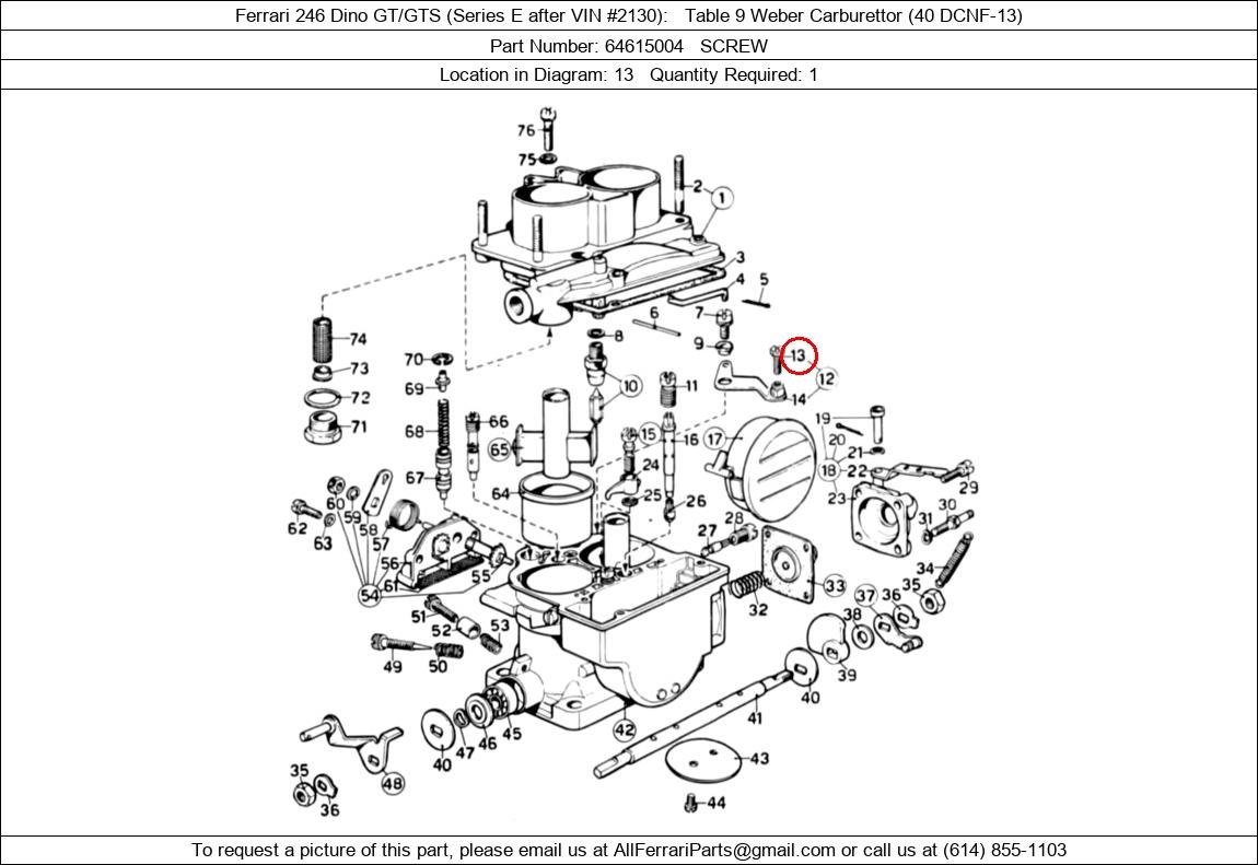 Ferrari Part 64615004