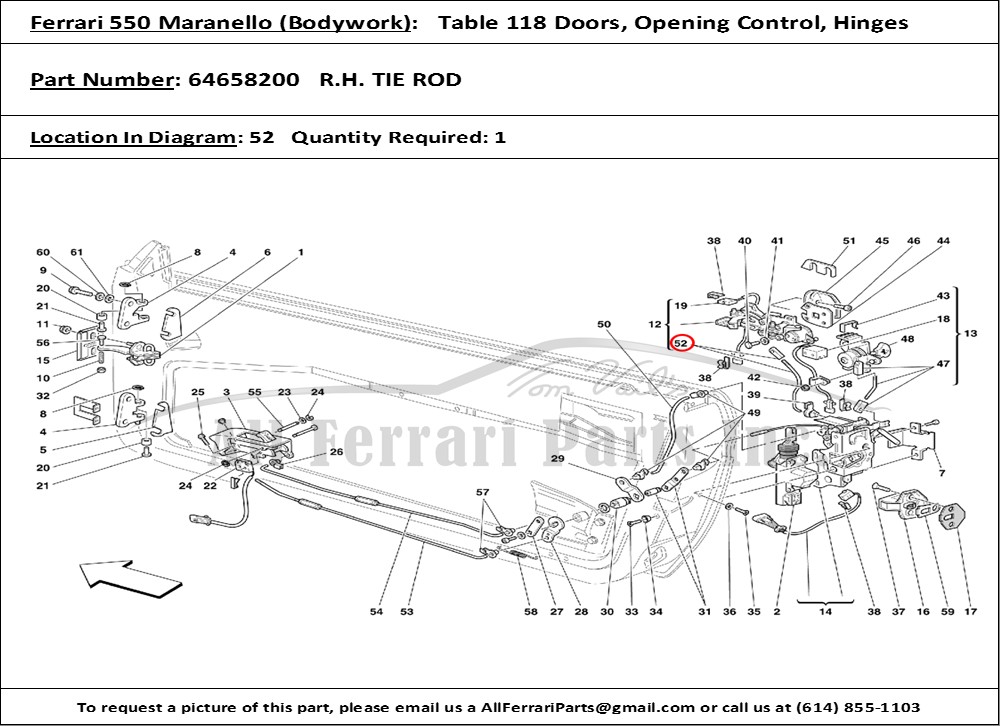 Ferrari Part 64658200