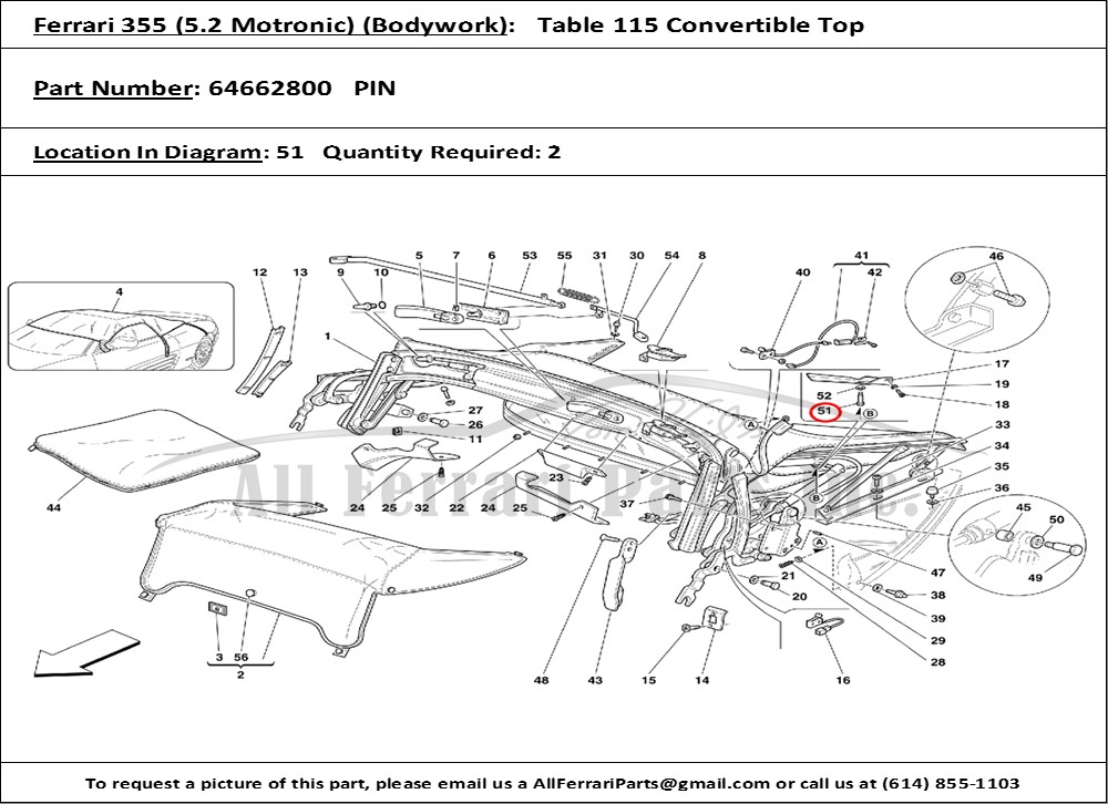 Ferrari Part 64662800