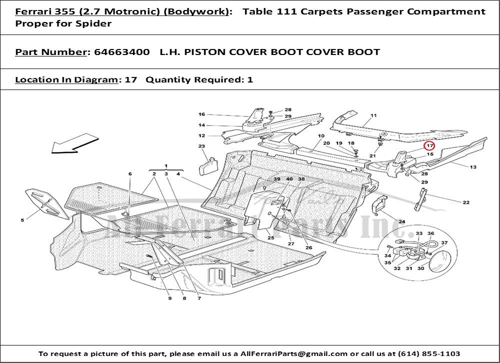 Ferrari Part 64663400