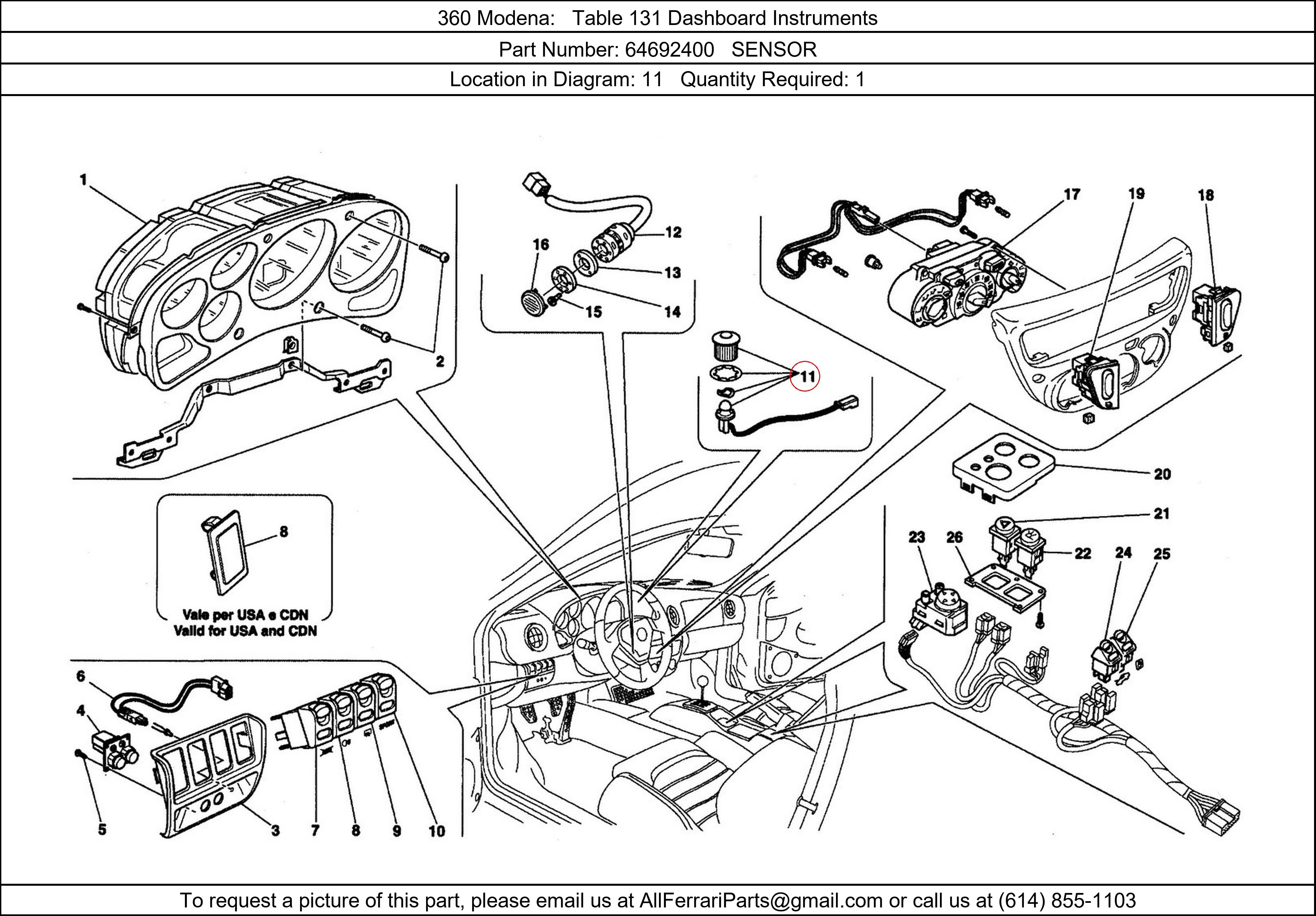 Ferrari Part 64692400