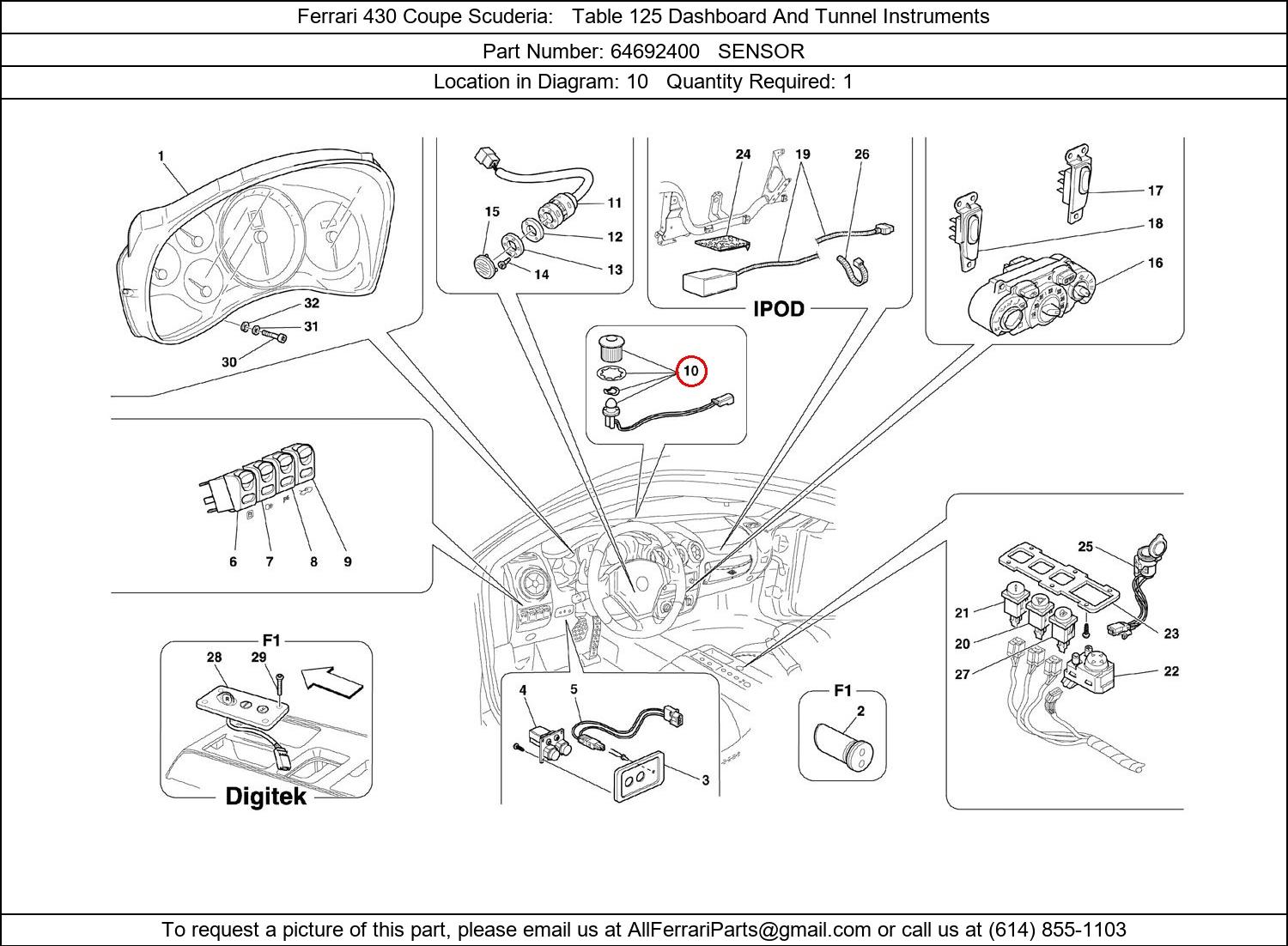 Ferrari Part 64692400