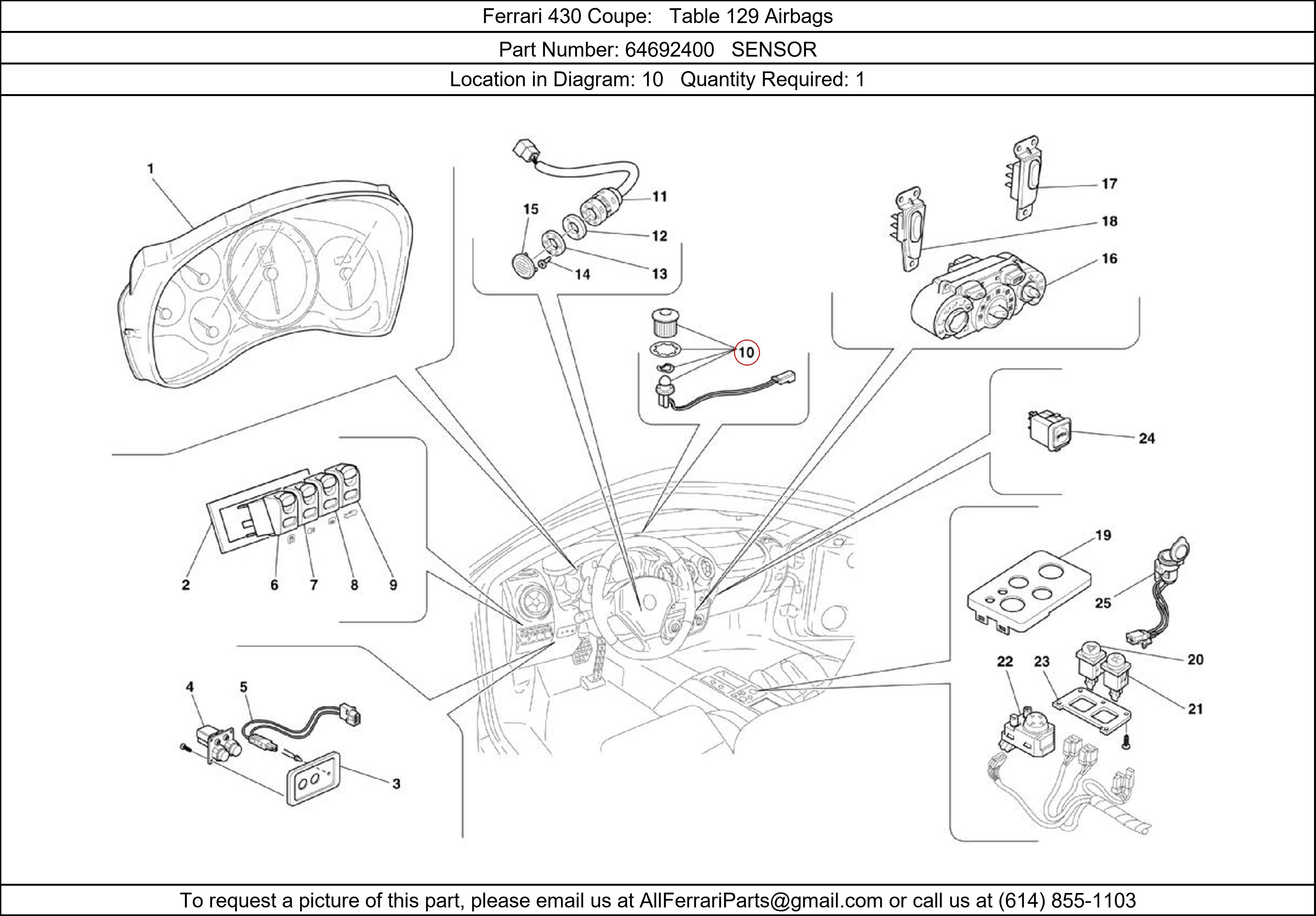 Ferrari Part 64692400