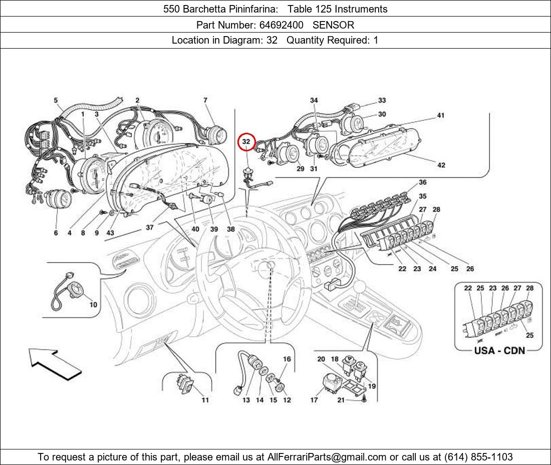 Ferrari Part 64692400