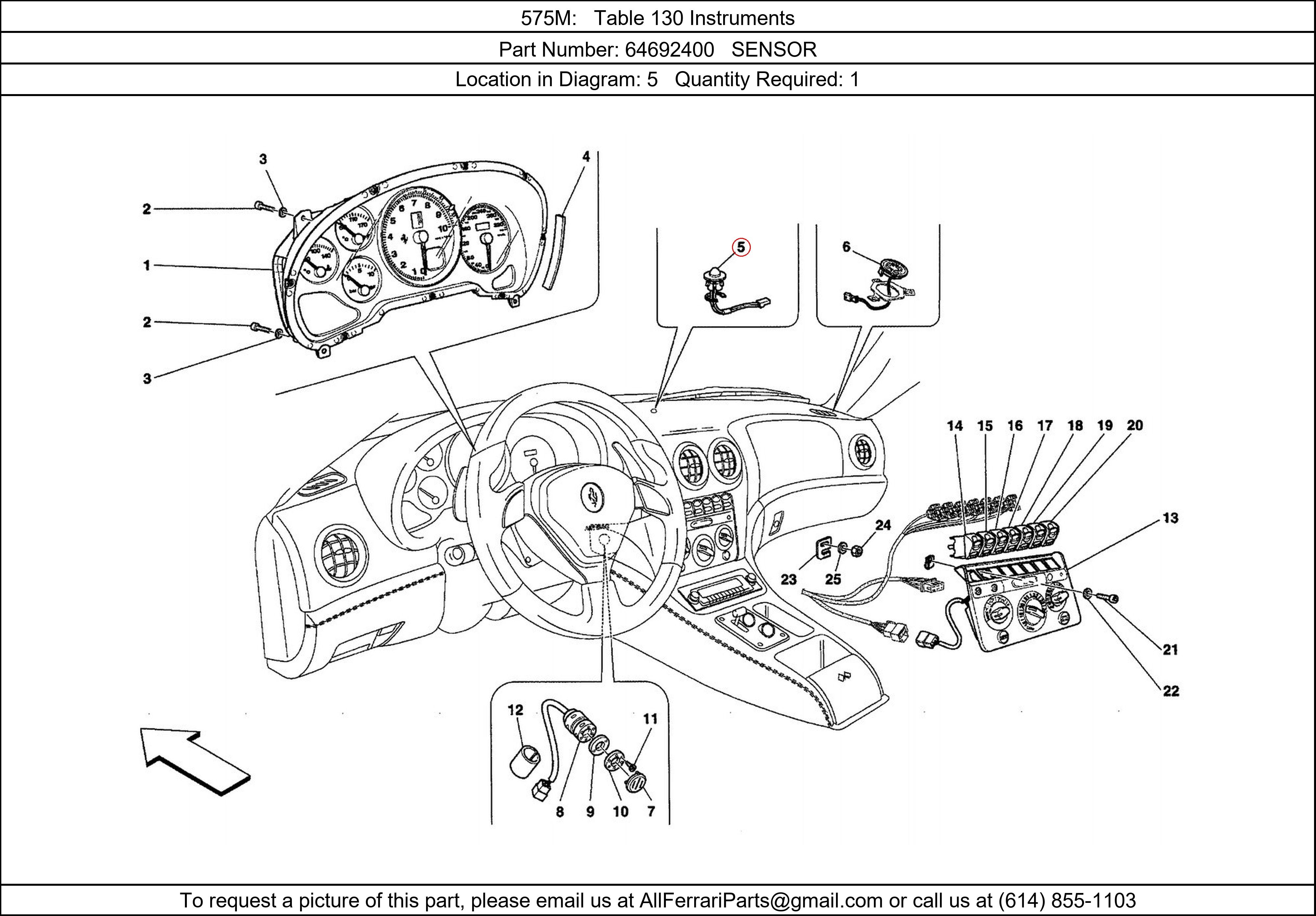 Ferrari Part 64692400