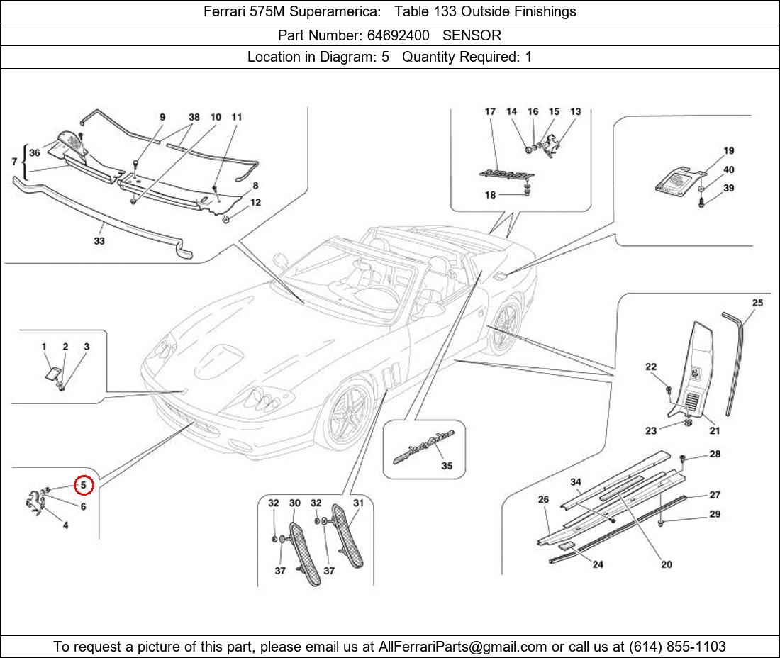 Ferrari Part 64692400