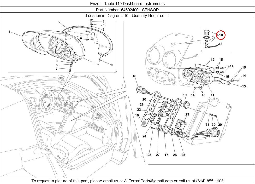 Ferrari Part 64692400