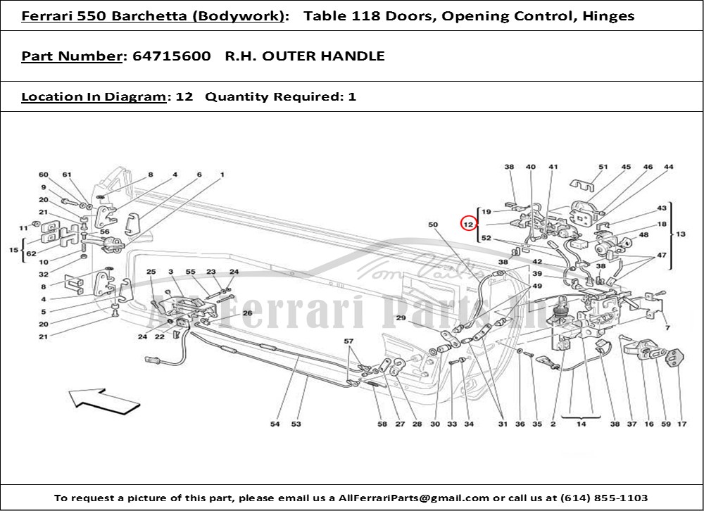 Ferrari Part 64715600