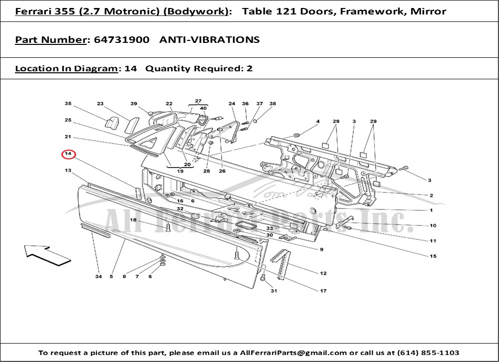 Ferrari Part 64731900