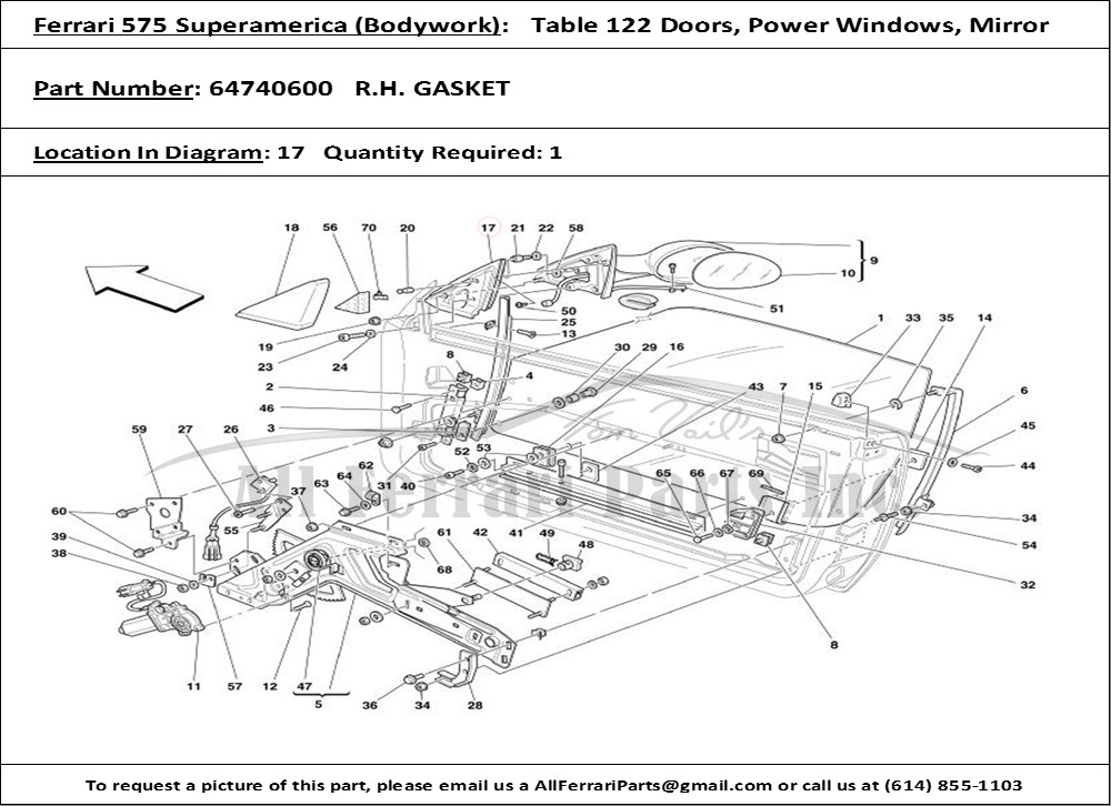 Ferrari Part 64740600