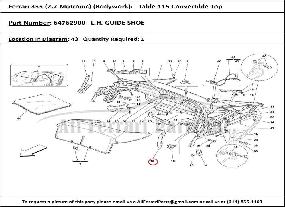 Ferrari Part 64762900