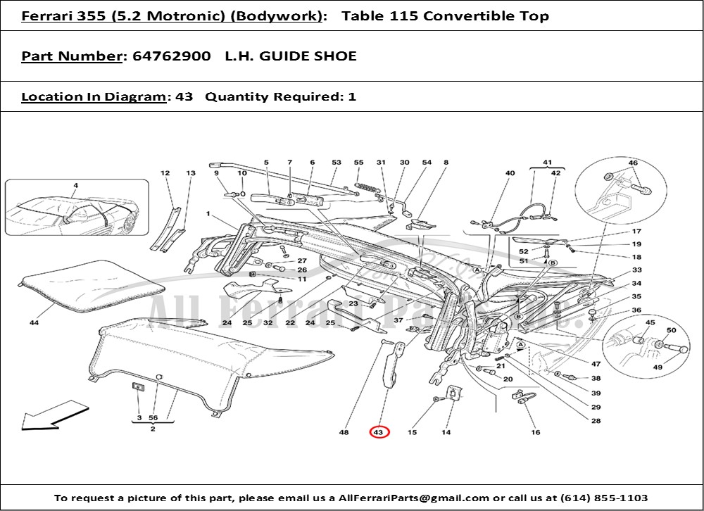 Ferrari Part 64762900