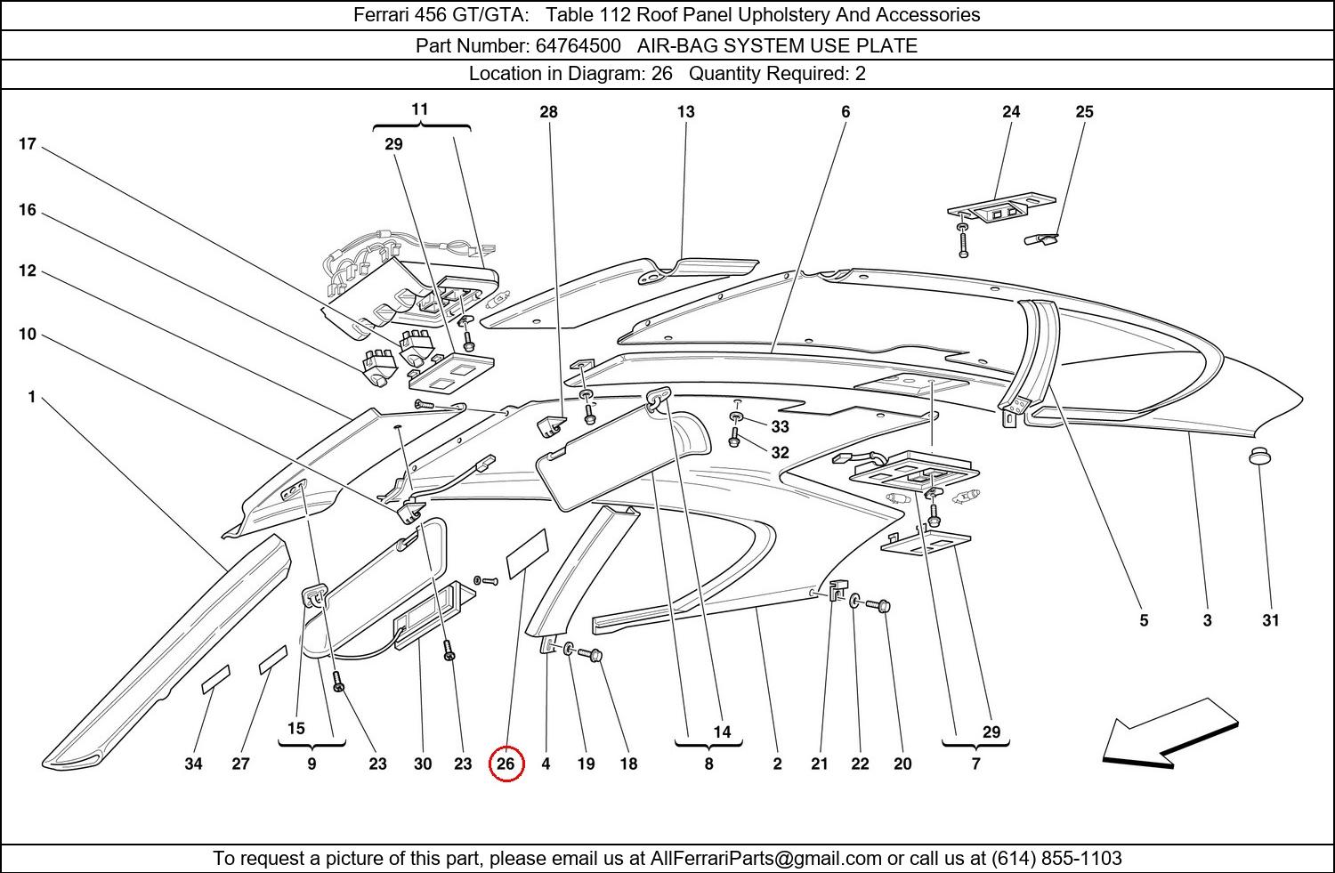 Ferrari Part 64764500