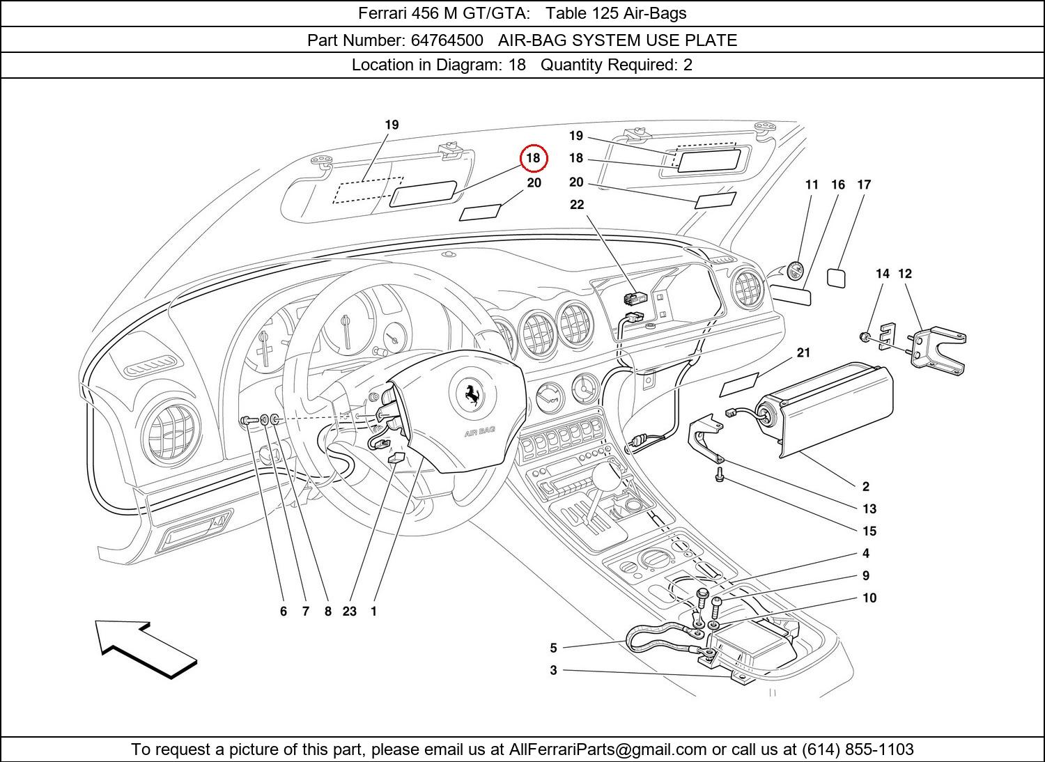 Ferrari Part 64764500