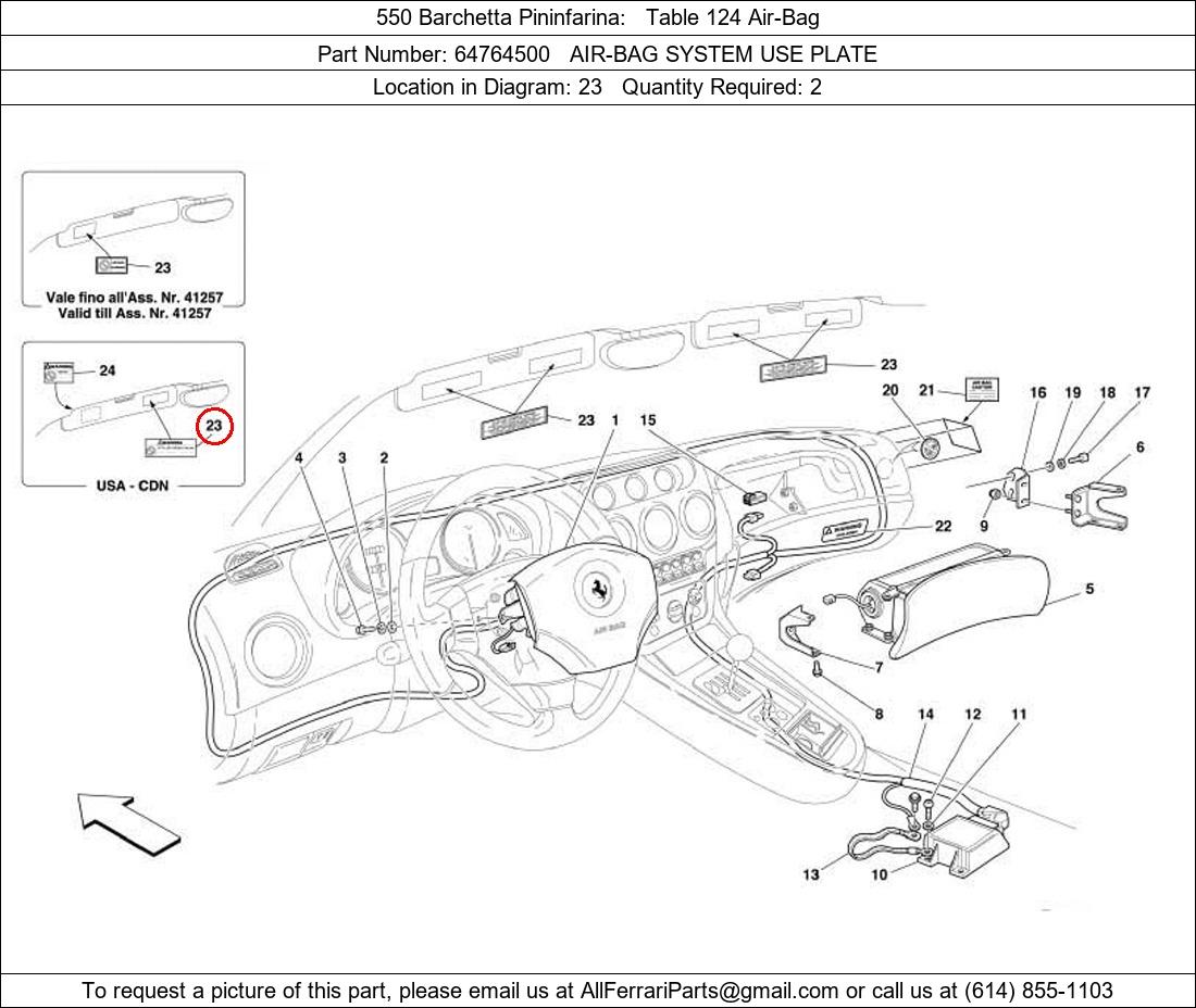 Ferrari Part 64764500