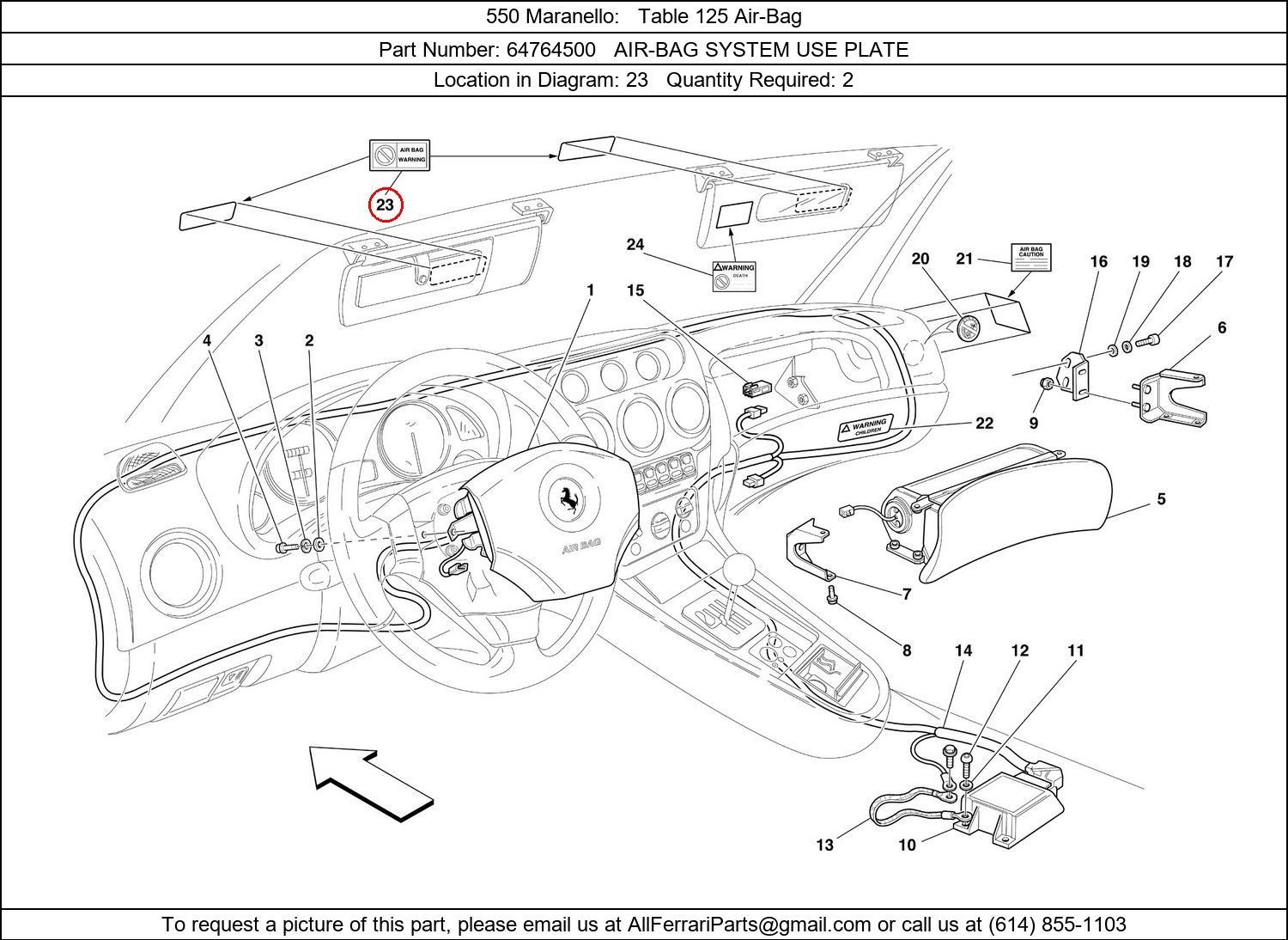 Ferrari Part 64764500