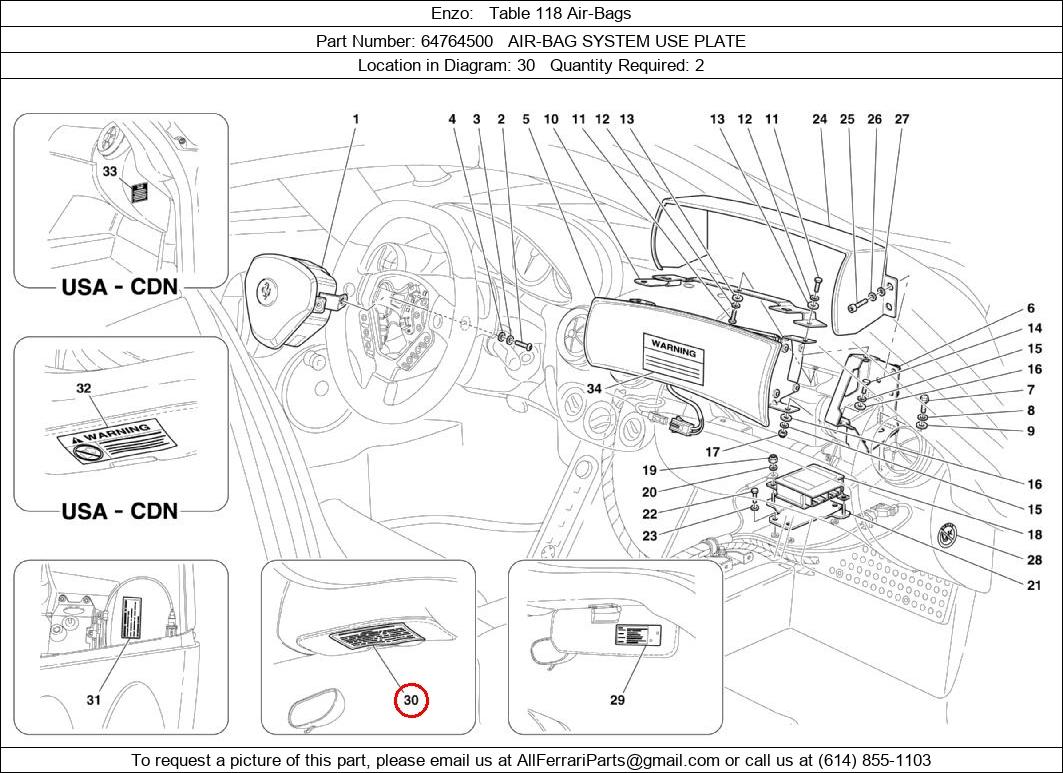 Ferrari Part 64764500