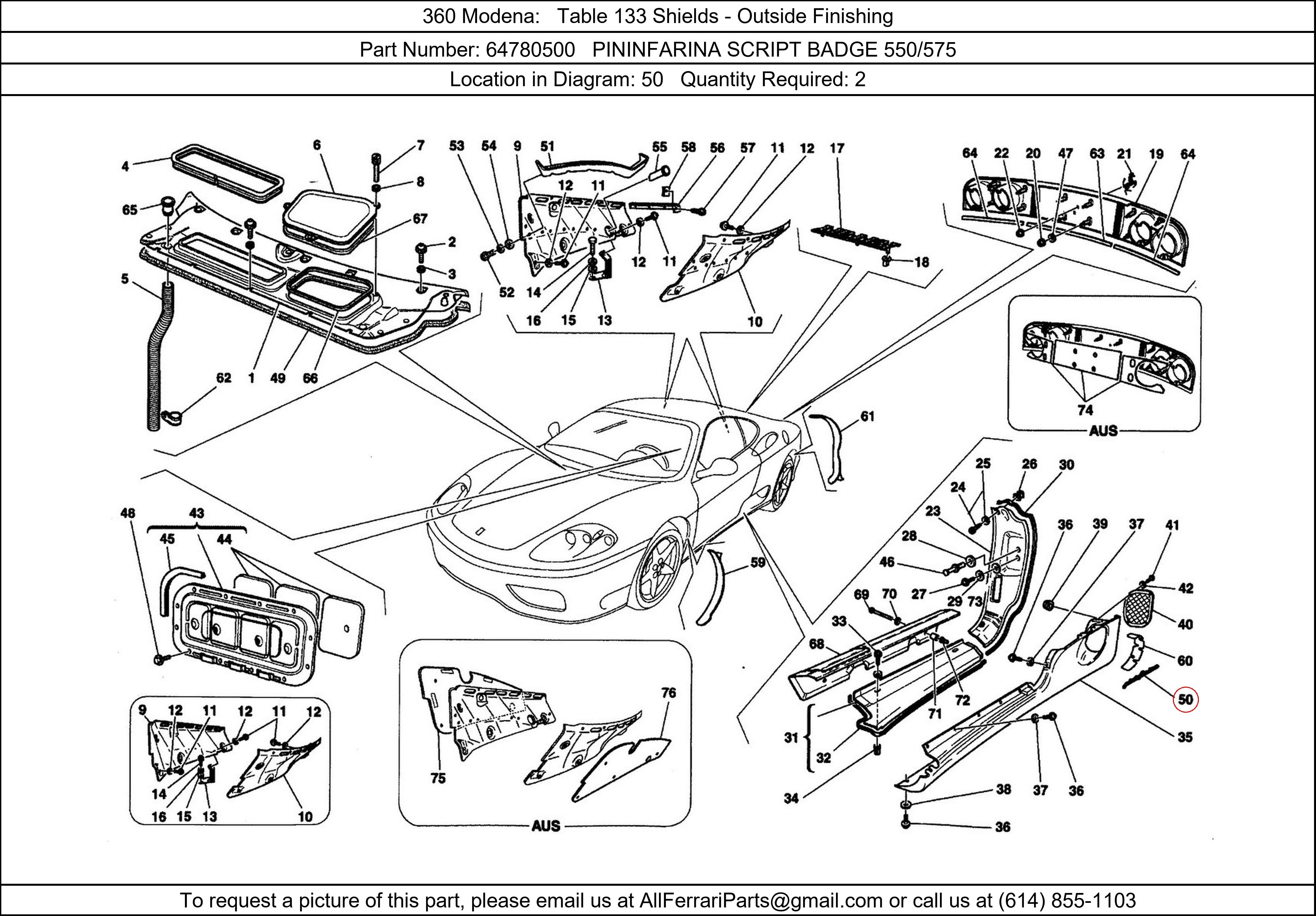 Ferrari Part 64780500