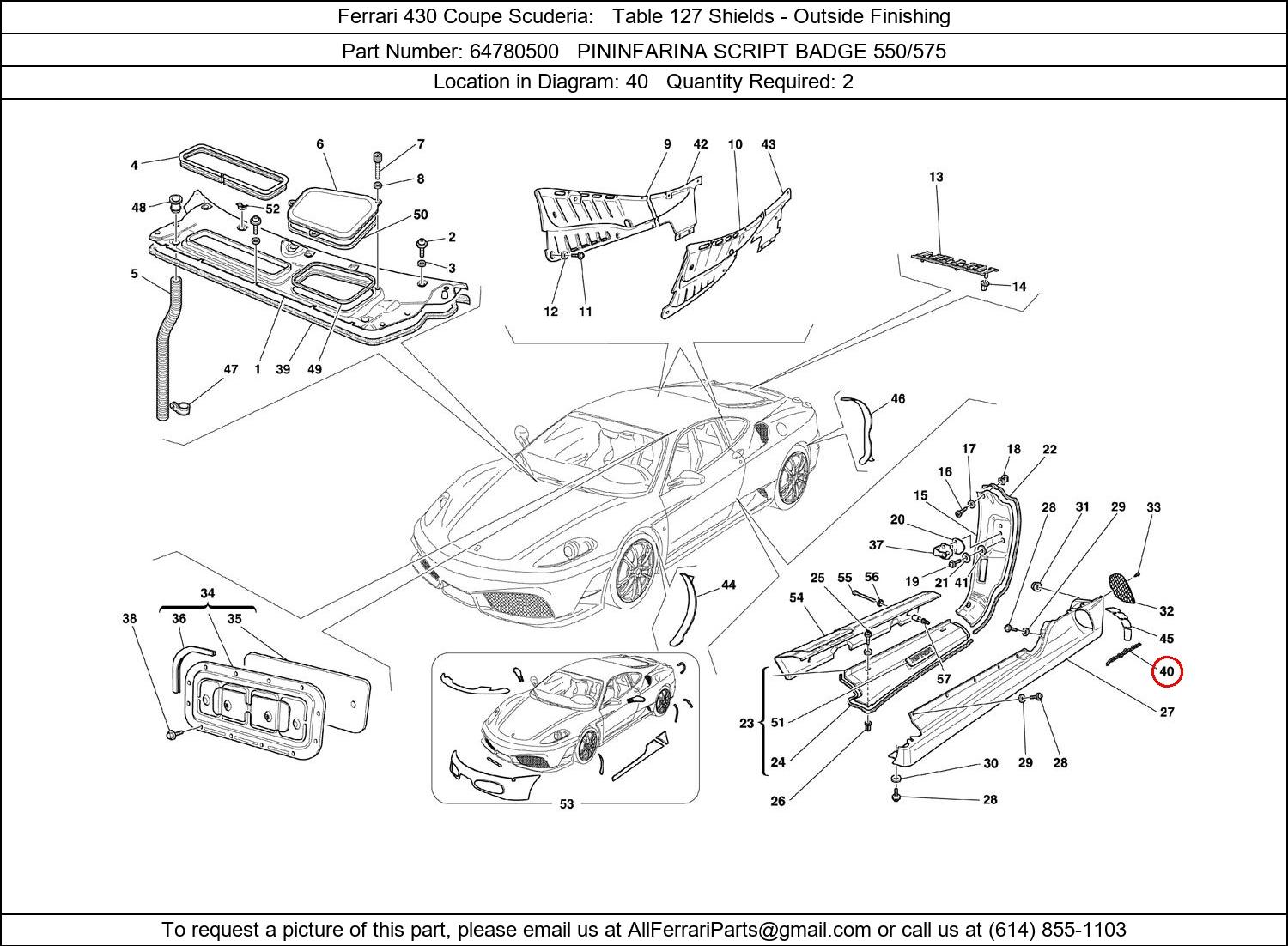 Ferrari Part 64780500