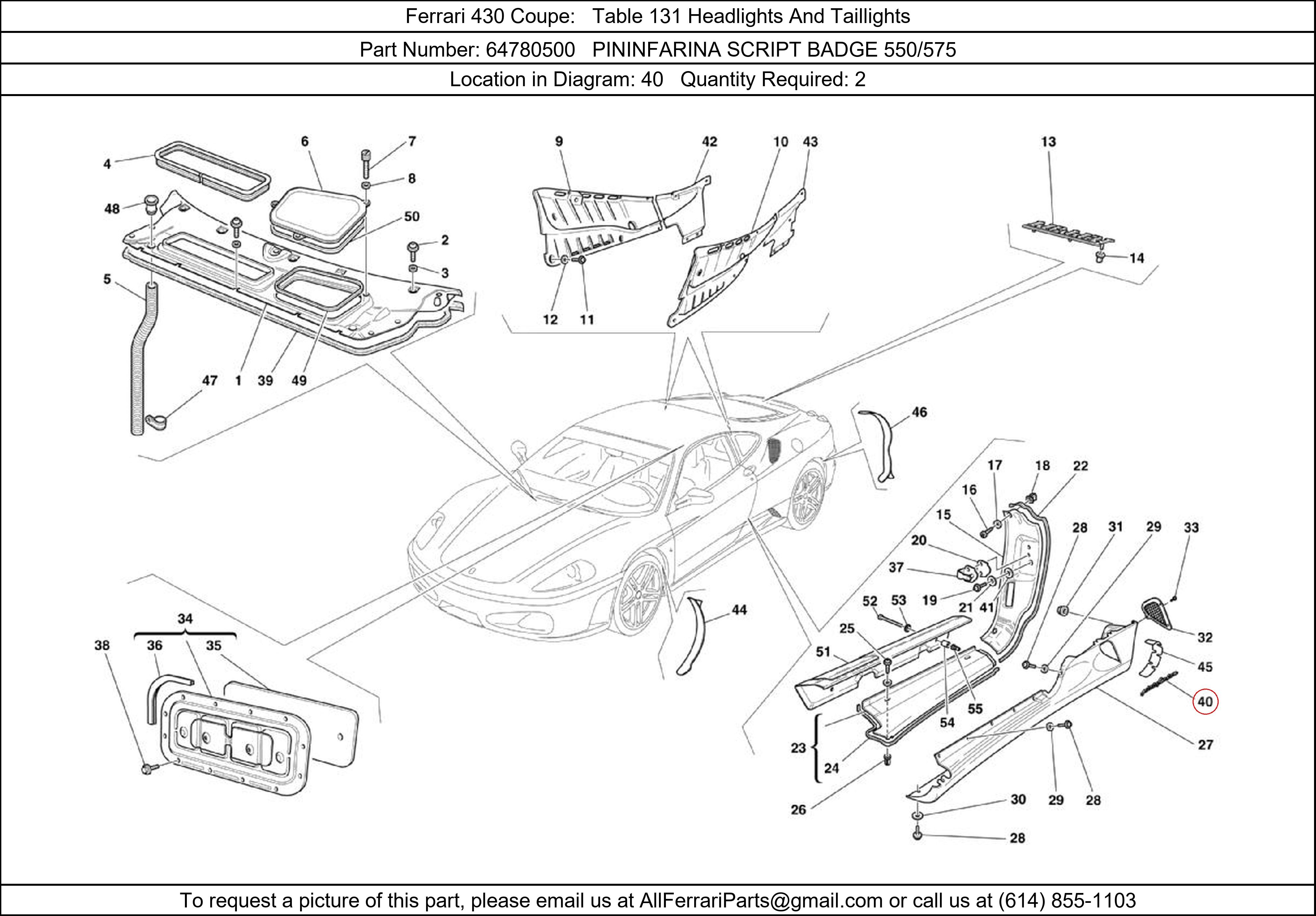 Ferrari Part 64780500