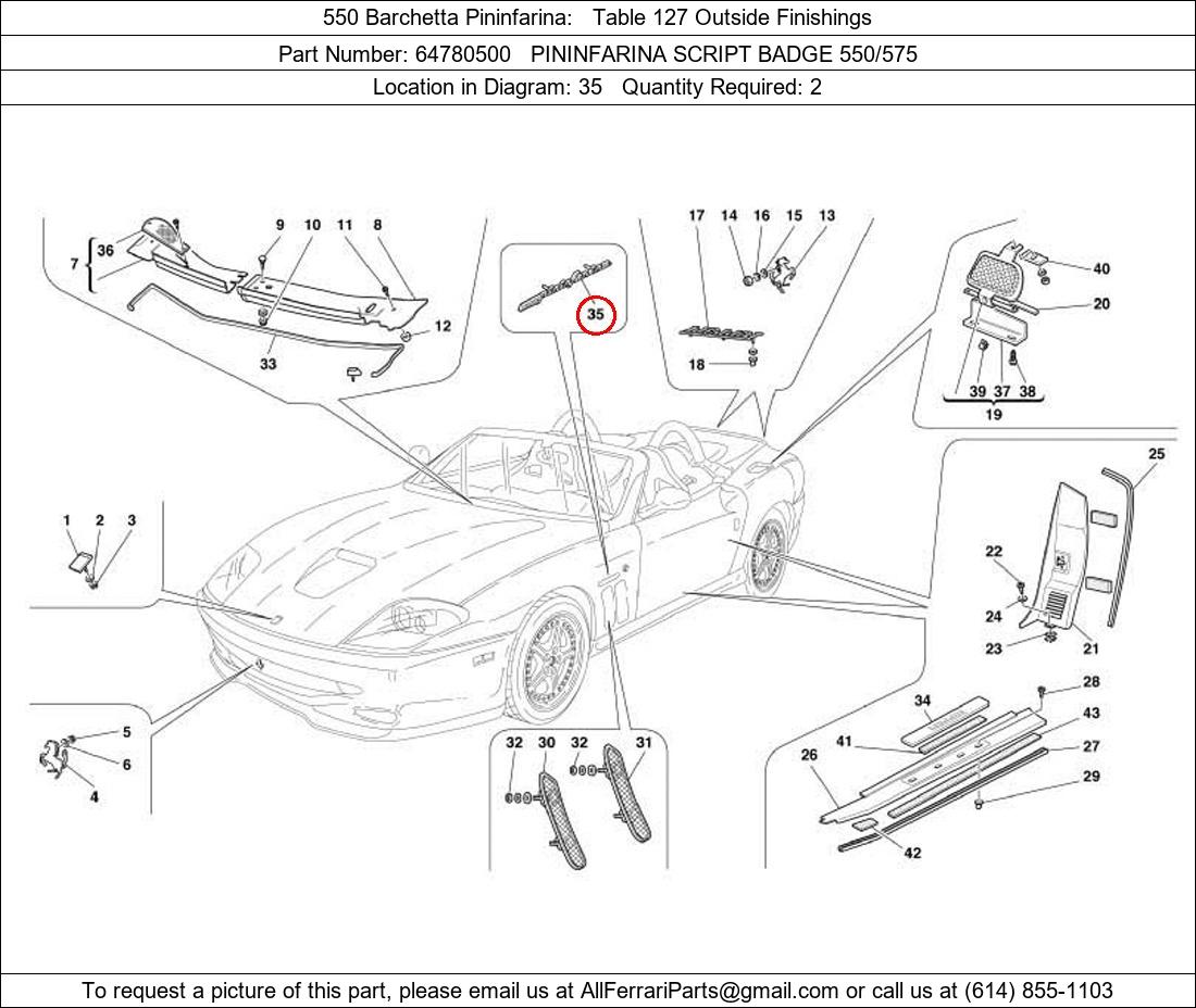 Ferrari Part 64780500