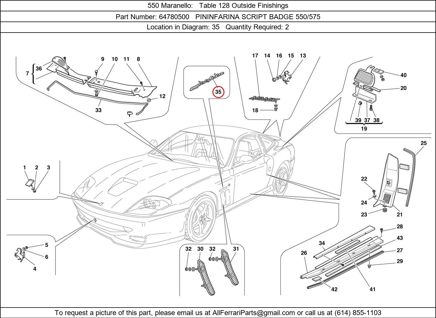 Ferrari Part 64780500