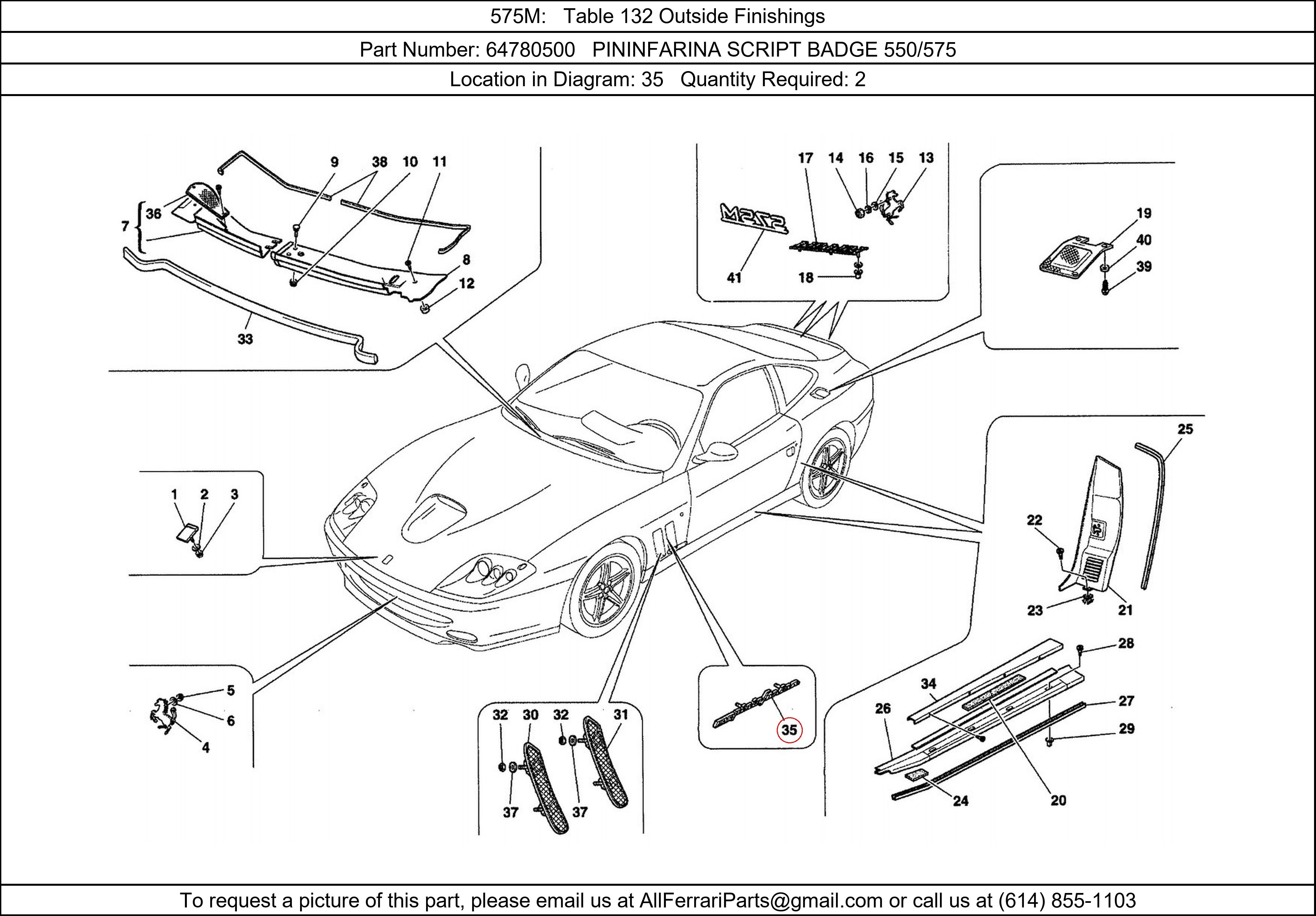 Ferrari Part 64780500