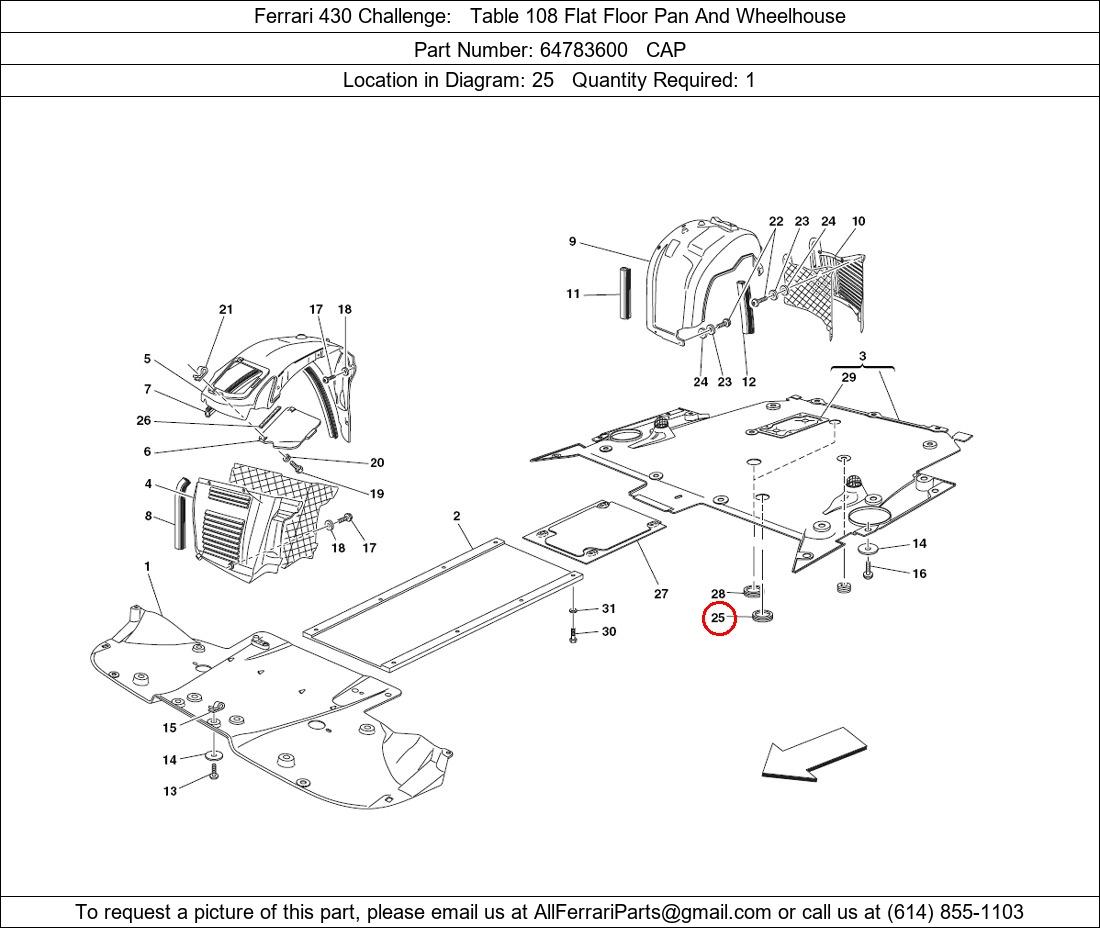 Ferrari Part 64783600