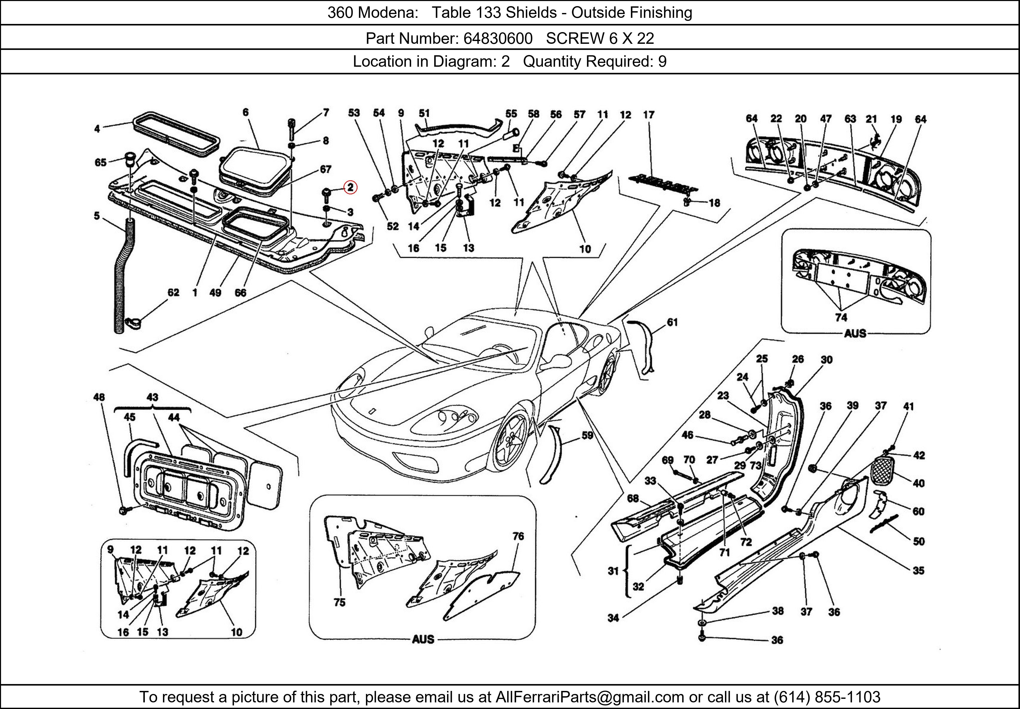 Ferrari Part 64830600