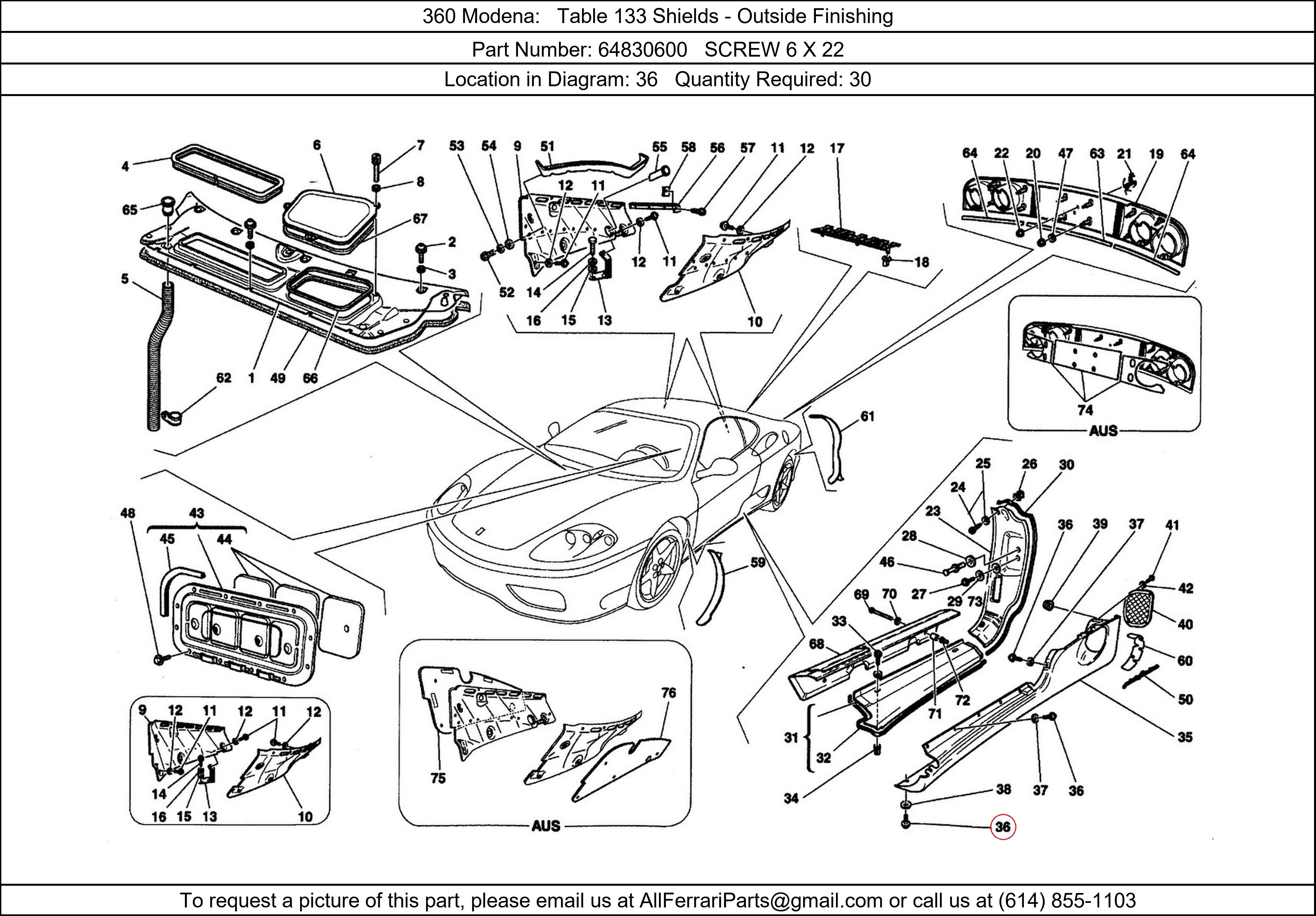 Ferrari Part 64830600