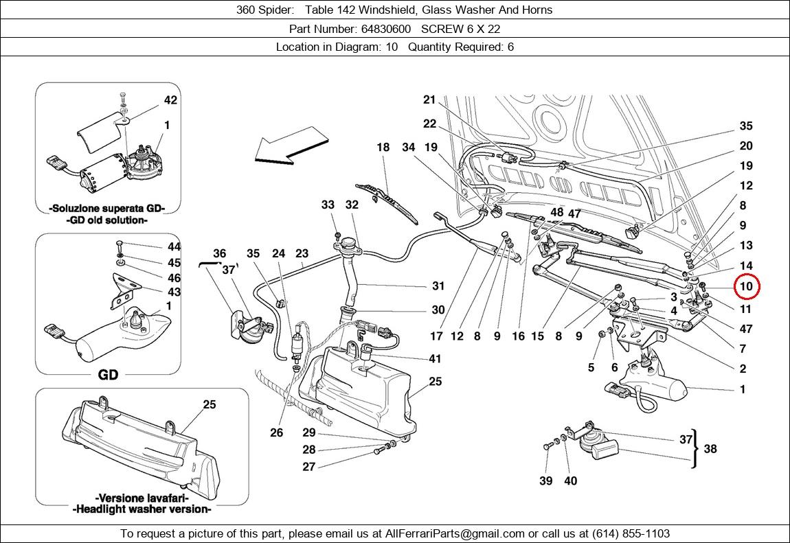 Ferrari Part 64830600