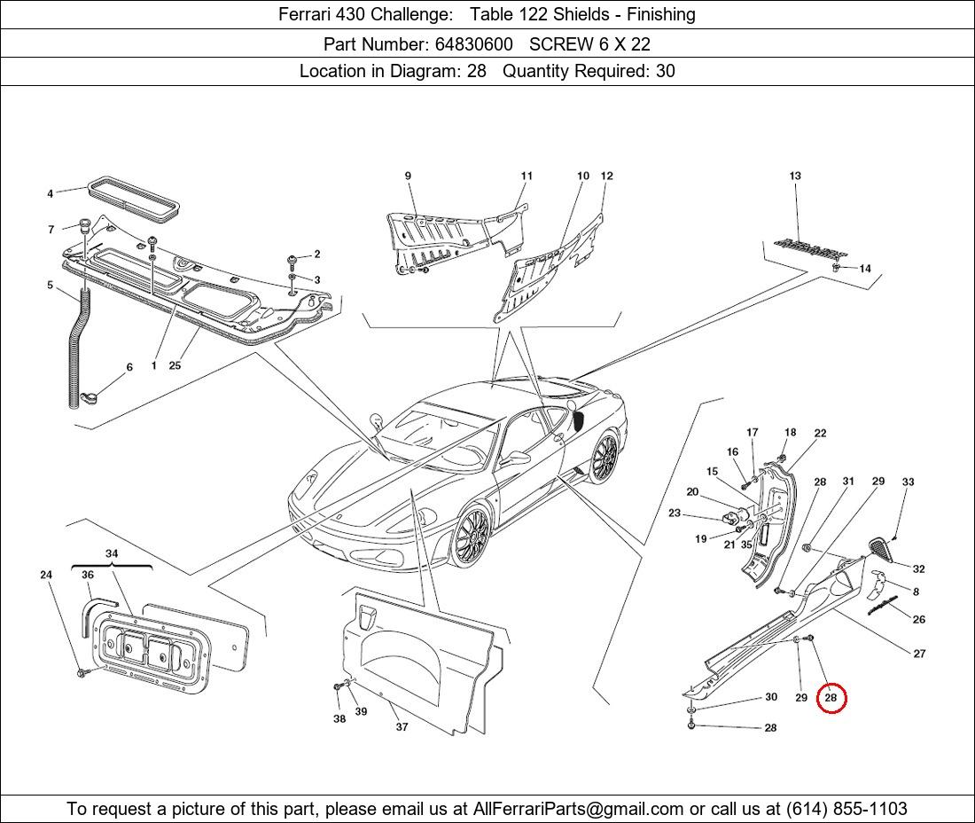 Ferrari Part 64830600