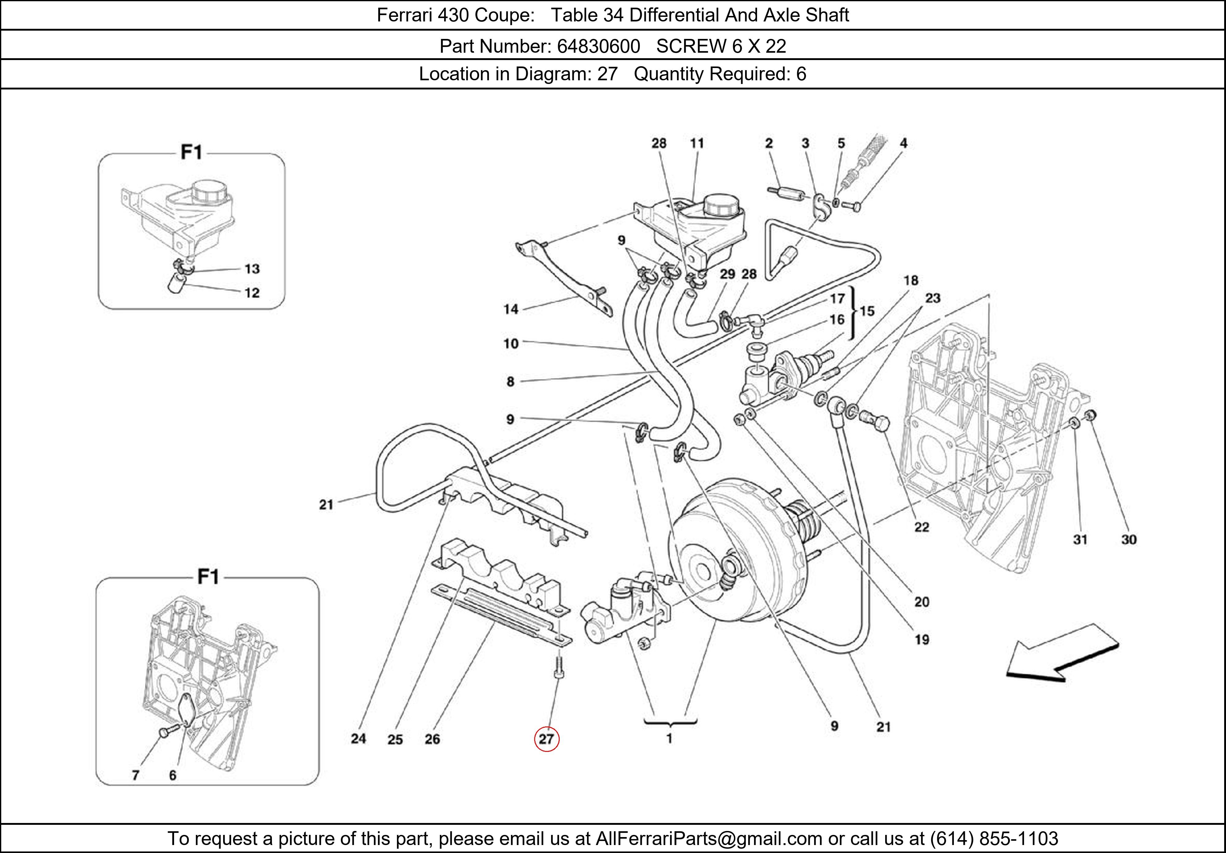 Ferrari Part 64830600