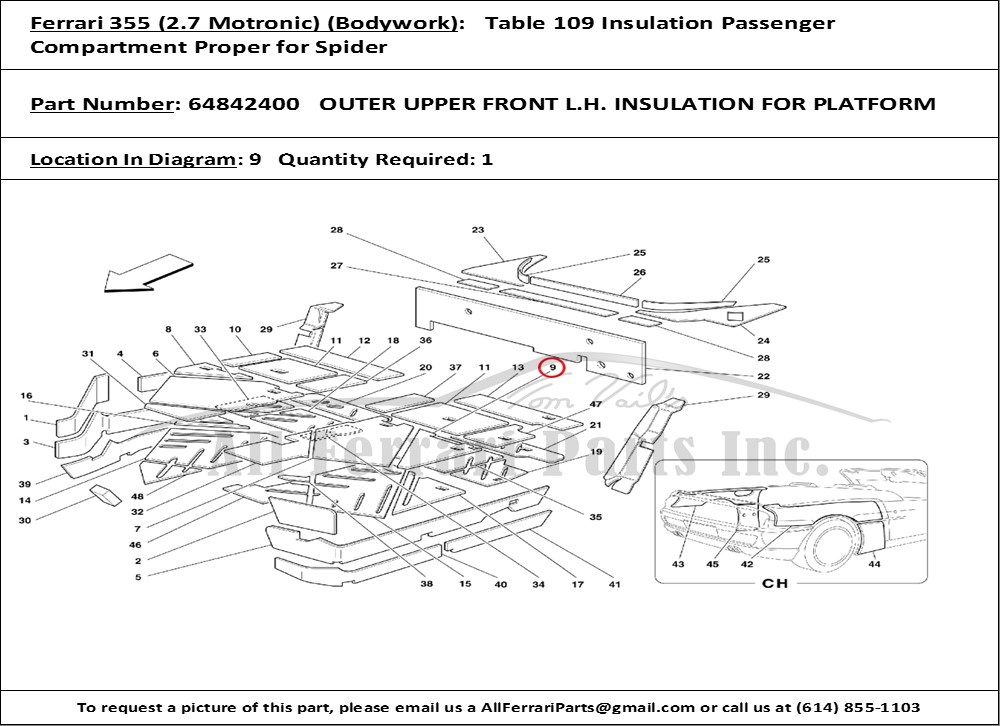 Ferrari Part 64842400