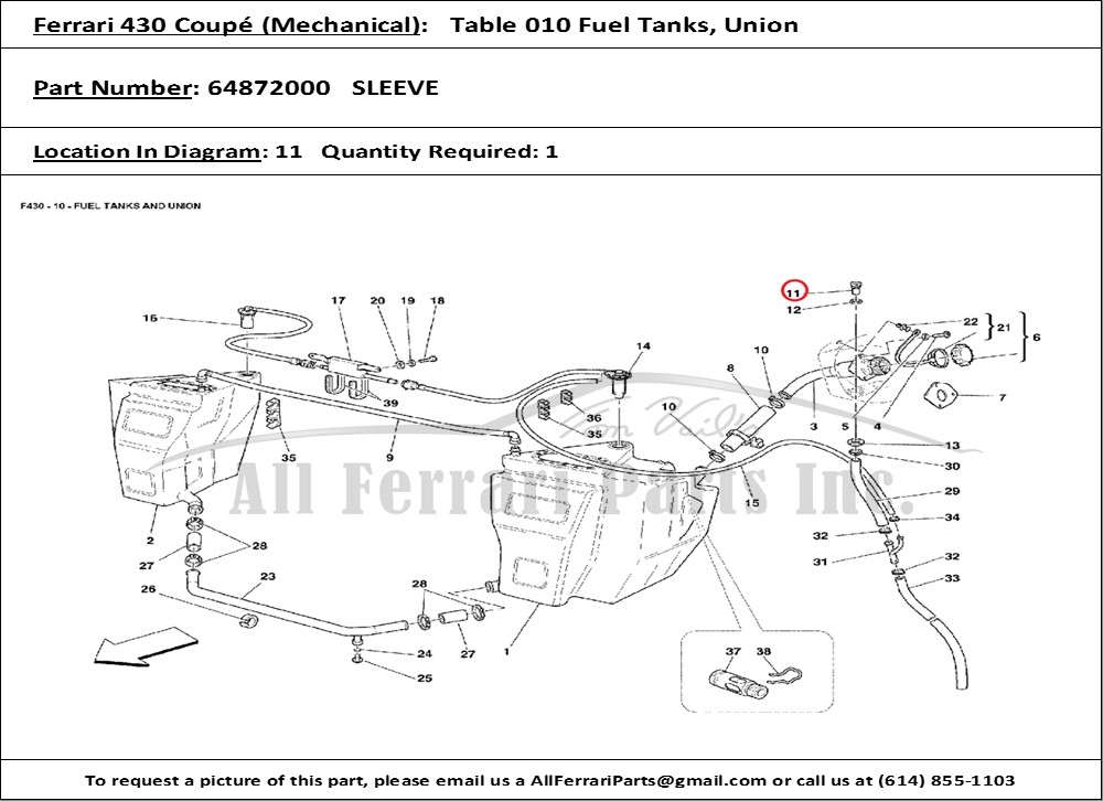 Ferrari Part 64872000