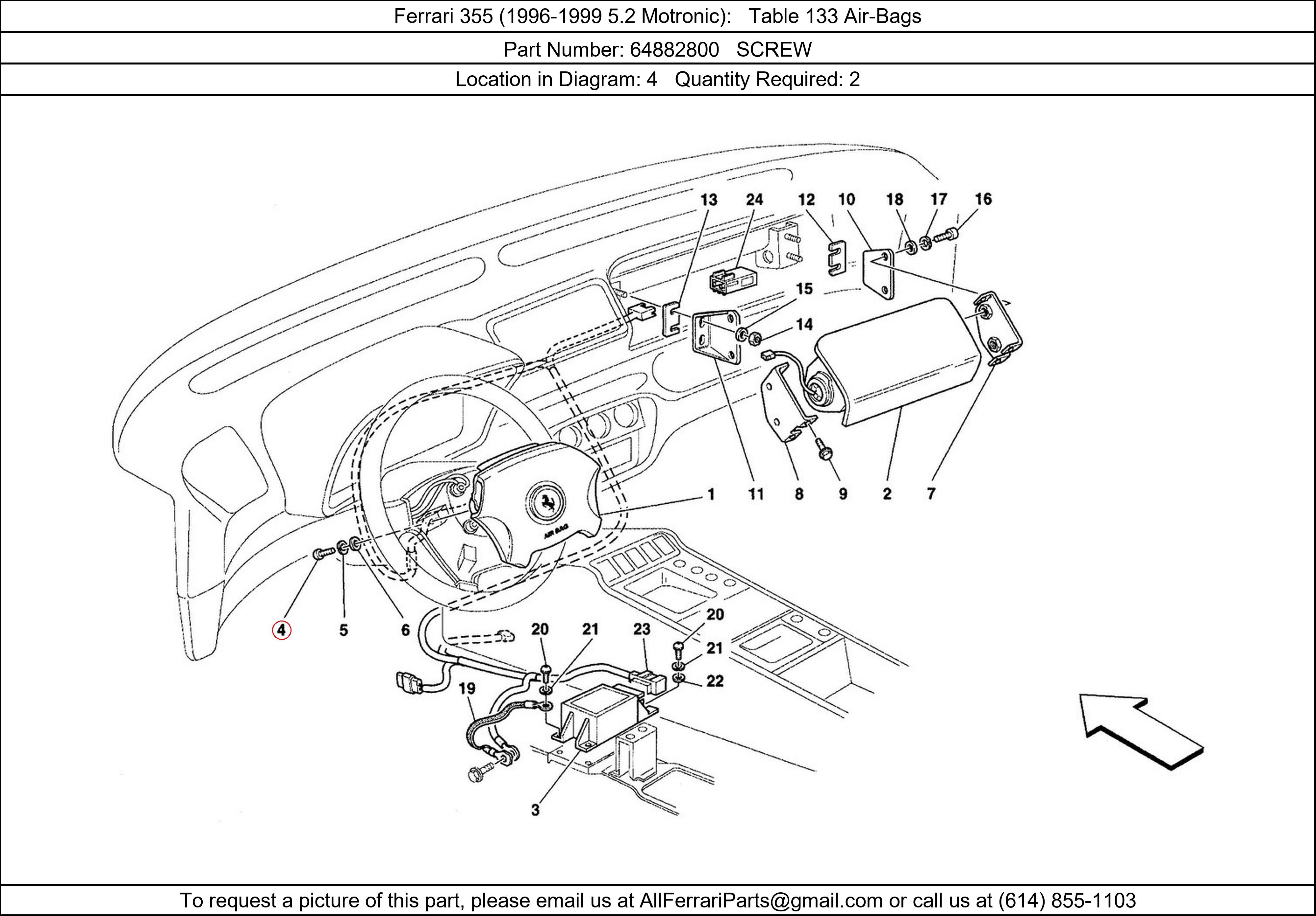 Ferrari Part 64882800