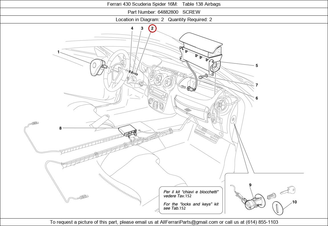 Ferrari Part 64882800