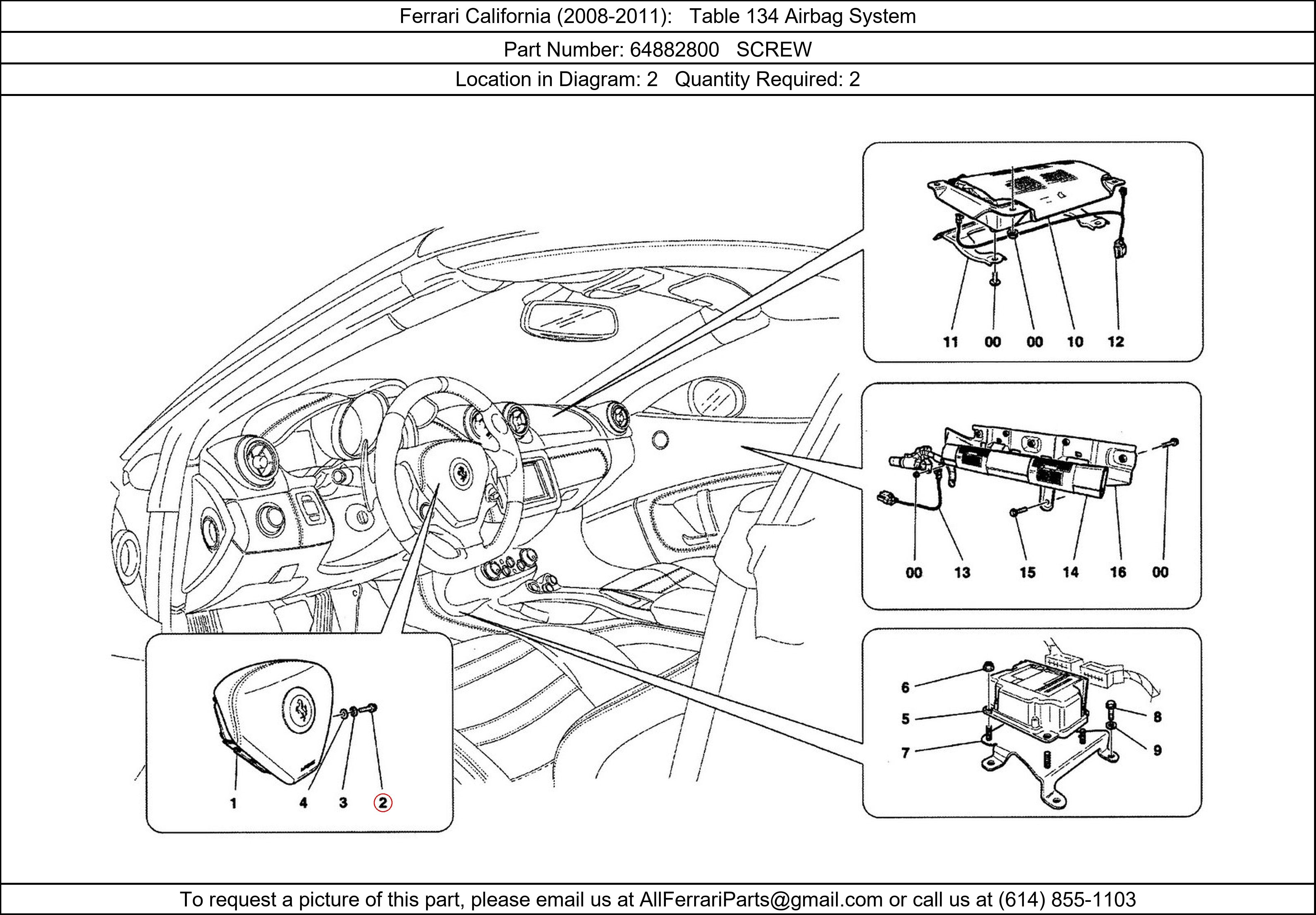 Ferrari Part 64882800