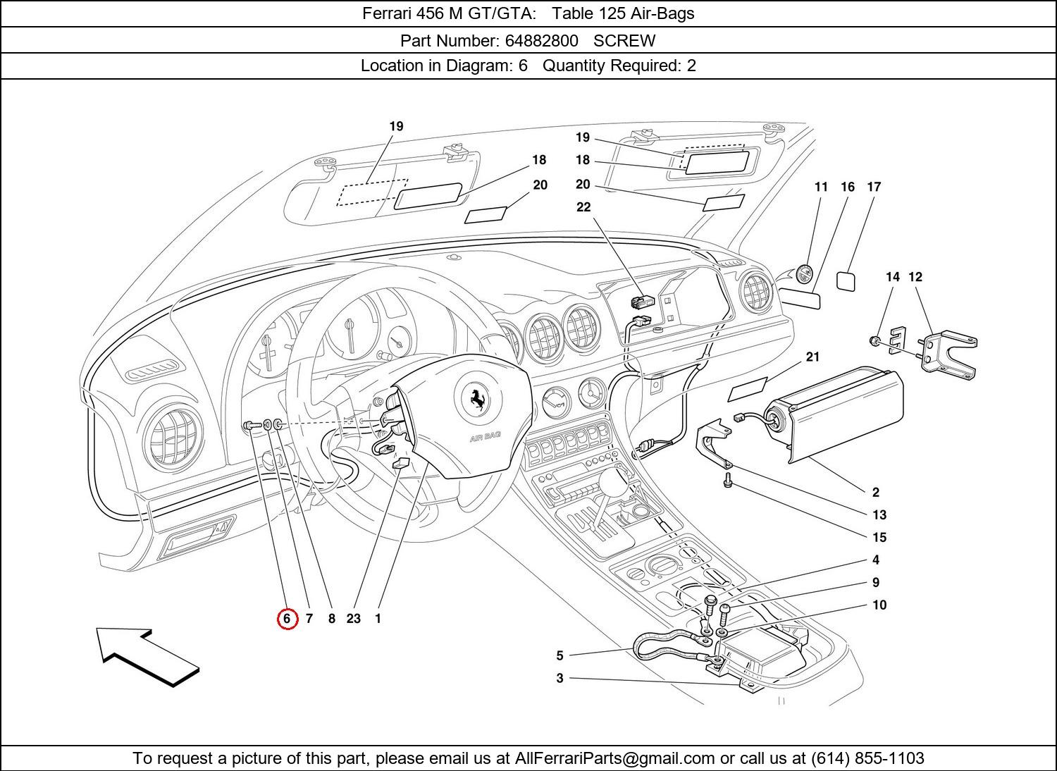 Ferrari Part 64882800