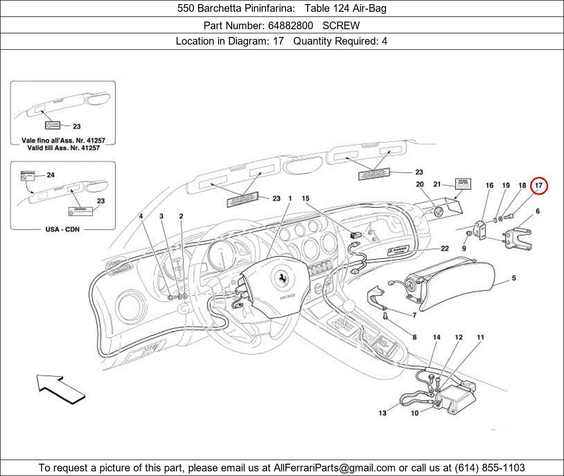 Ferrari Part 64882800