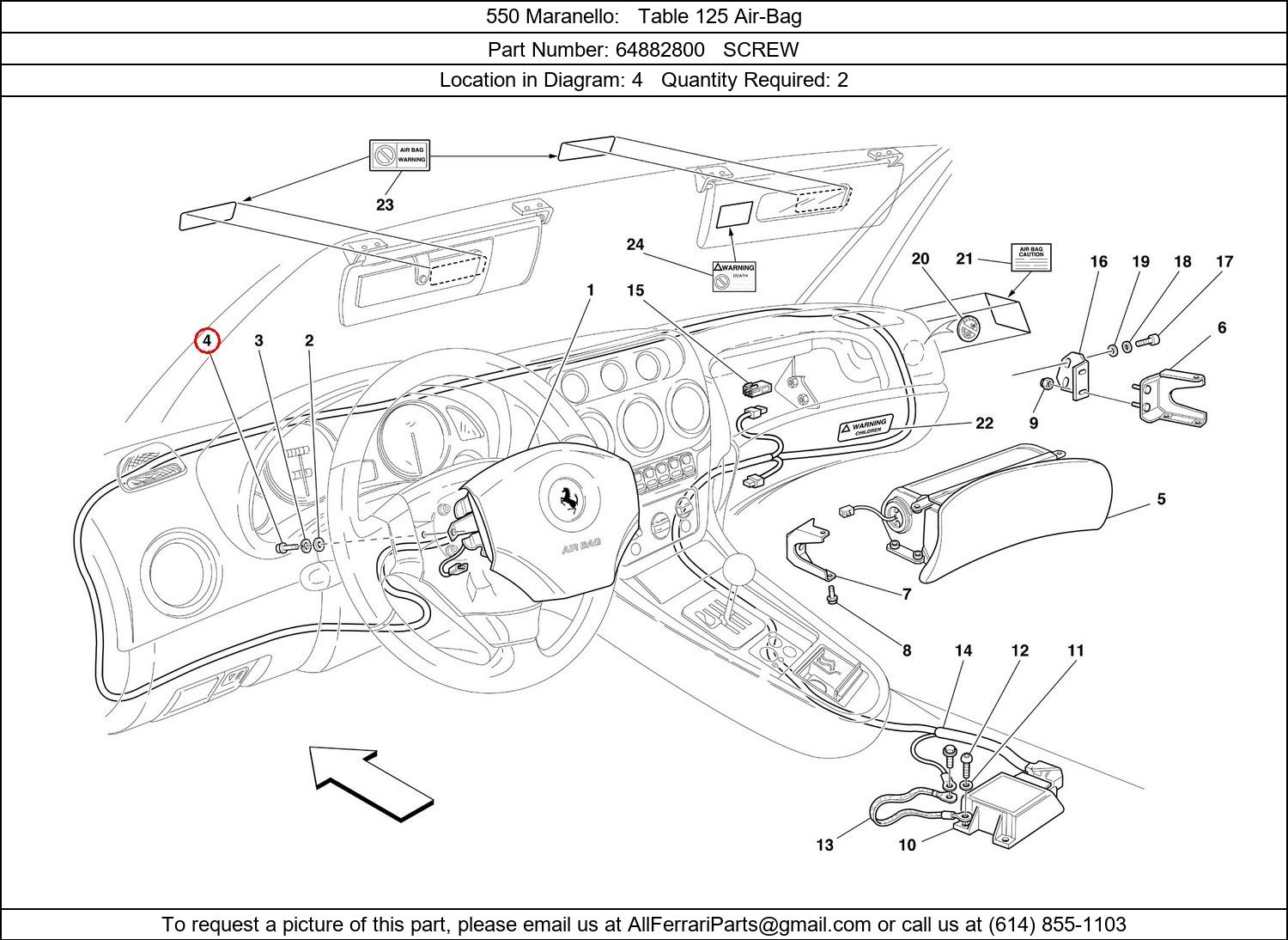 Ferrari Part 64882800