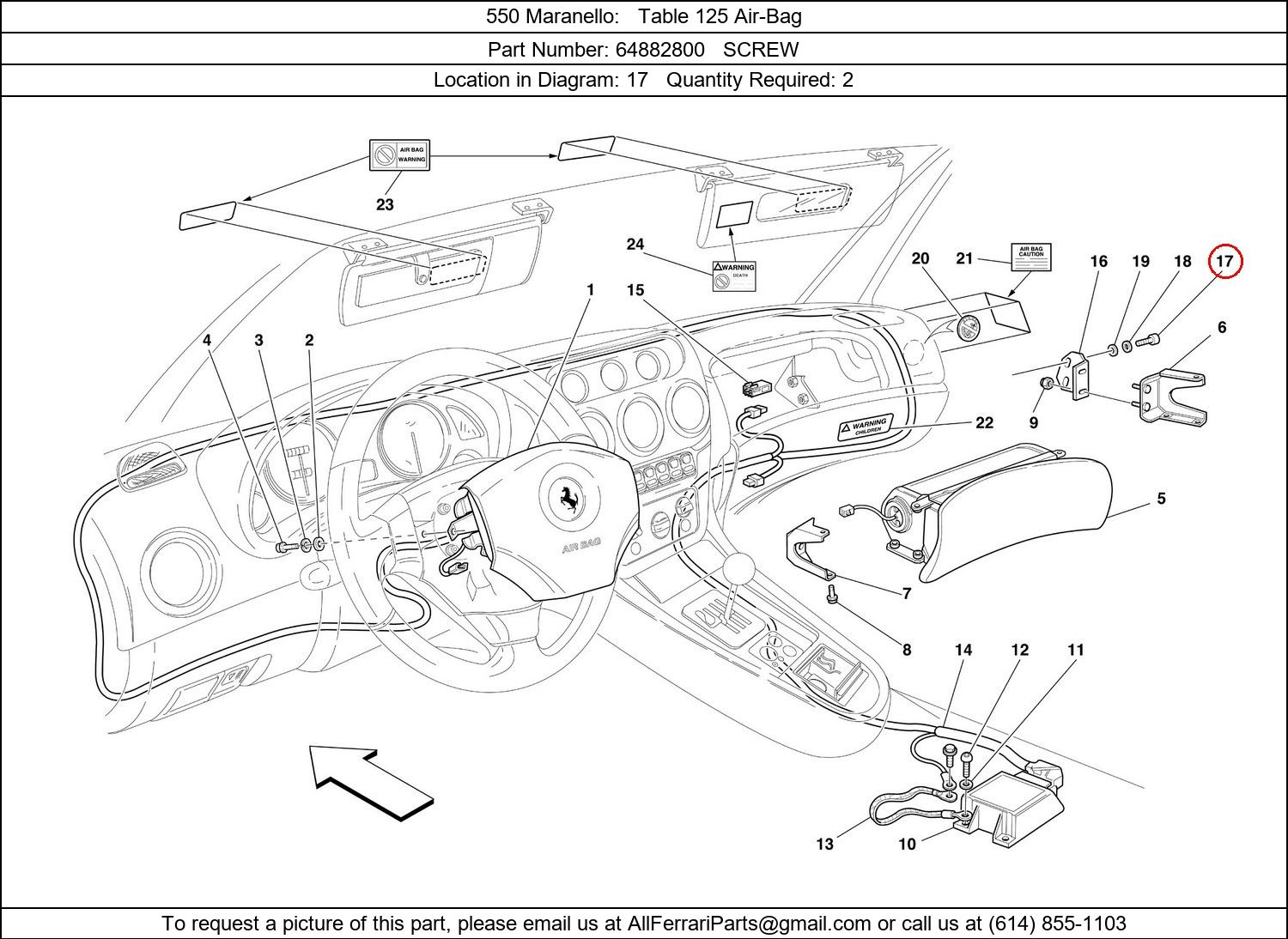 Ferrari Part 64882800