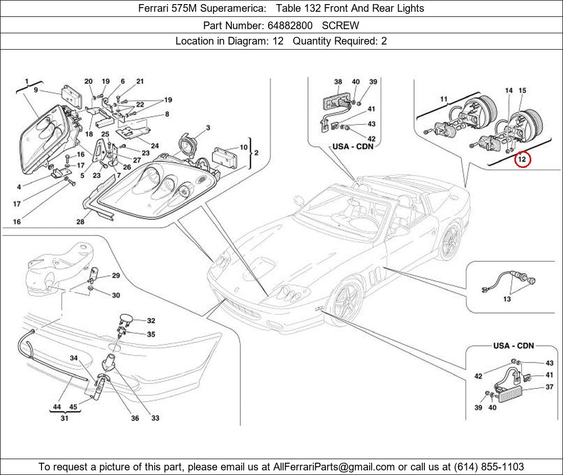 Ferrari Part 64882800