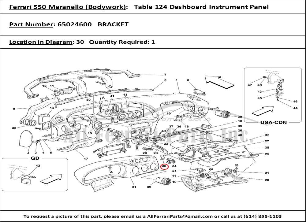 Ferrari Part 65024600