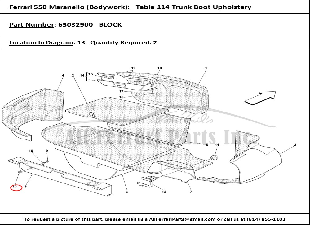 Ferrari Part 65032900