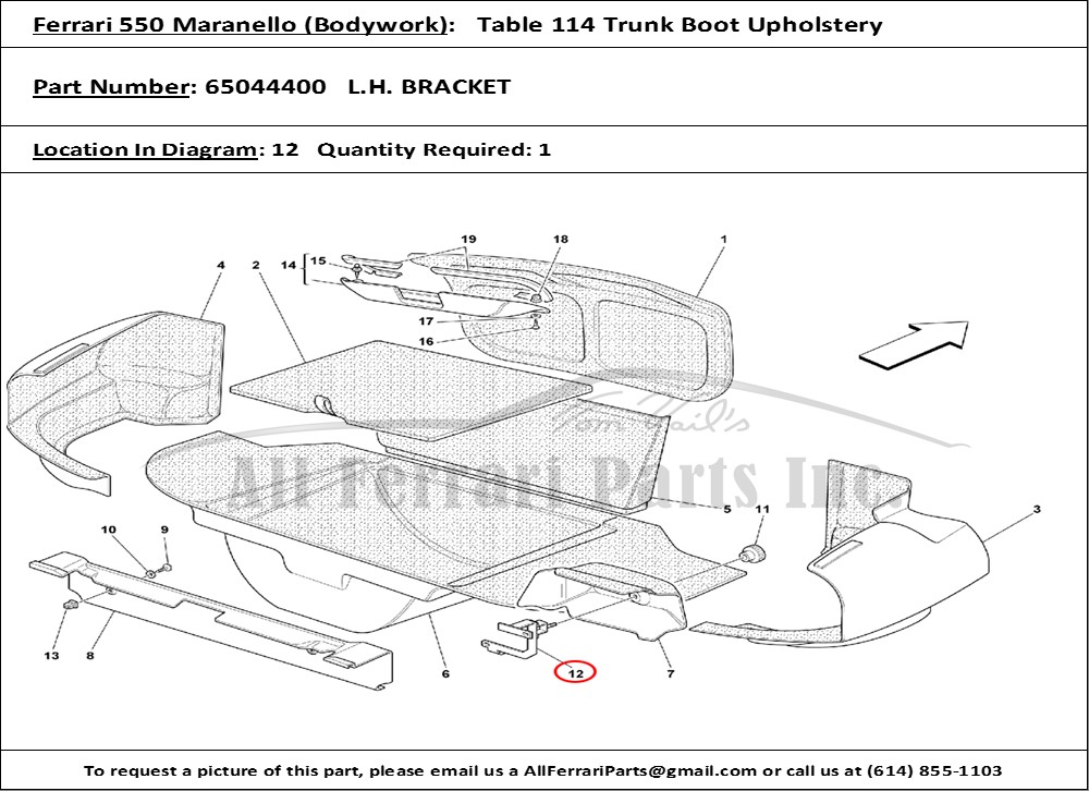 Ferrari Part 65044400