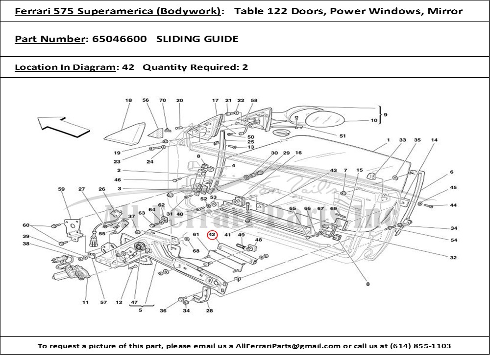 Ferrari Part 65046600