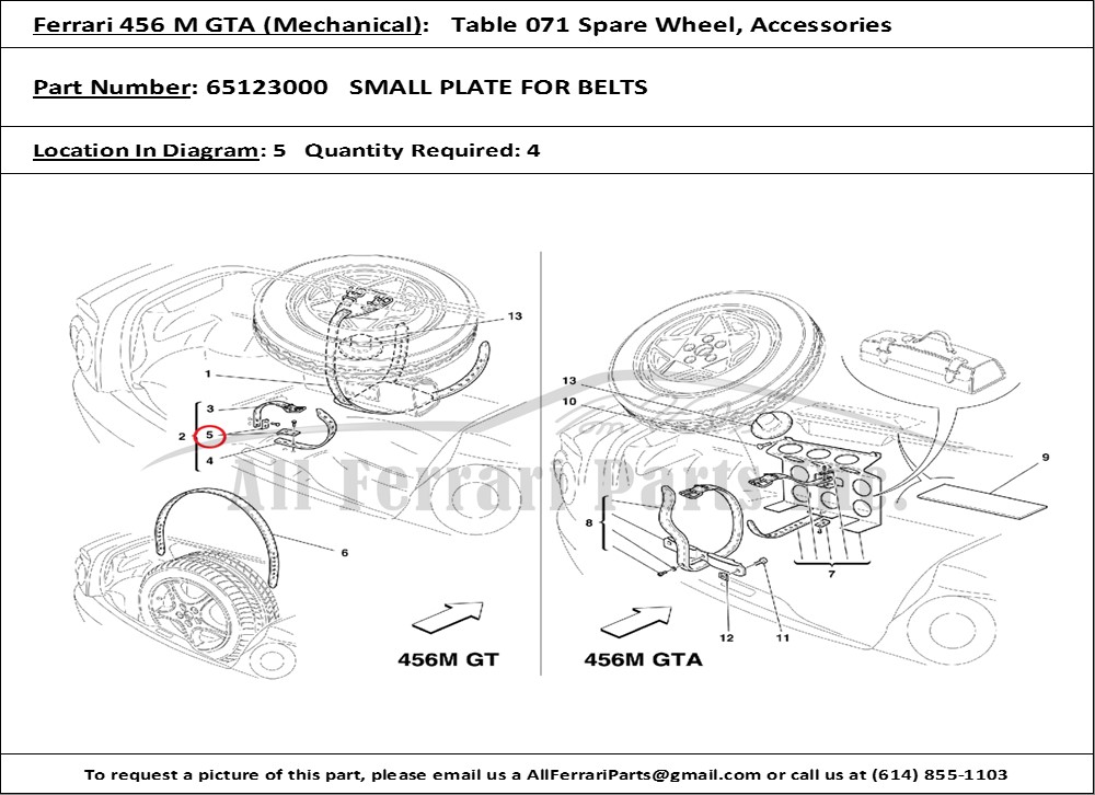 Ferrari Part 65123000